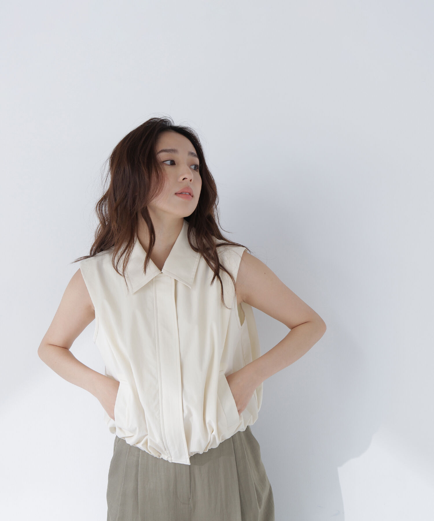  「ステンカラードロストジレ」|ブルゾン・スタジャン|