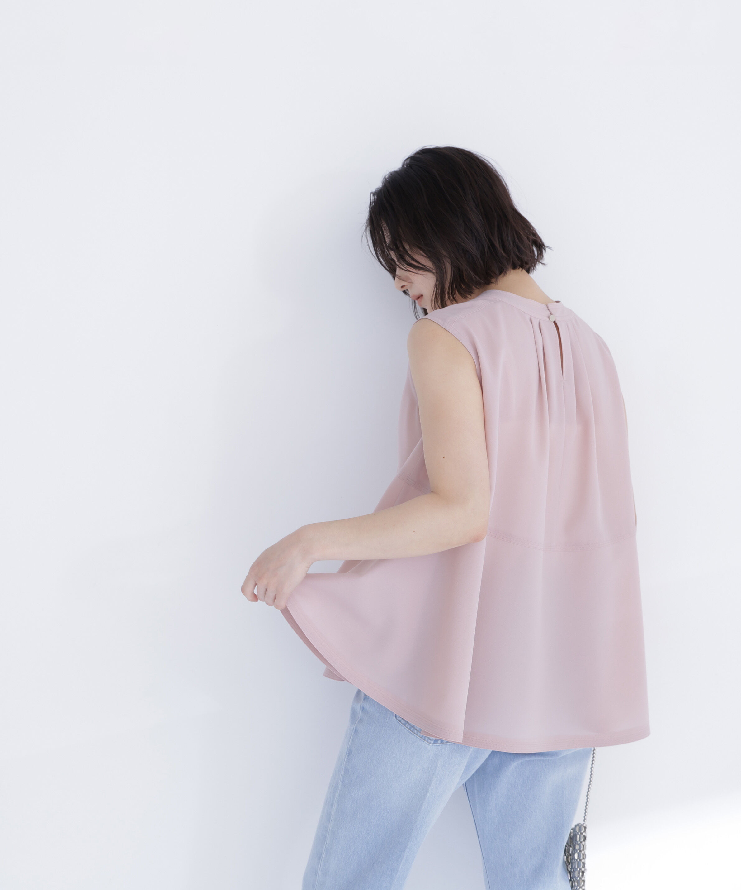  「ジョーゼットペプラムブラウス」|シャツ・ブラウス|