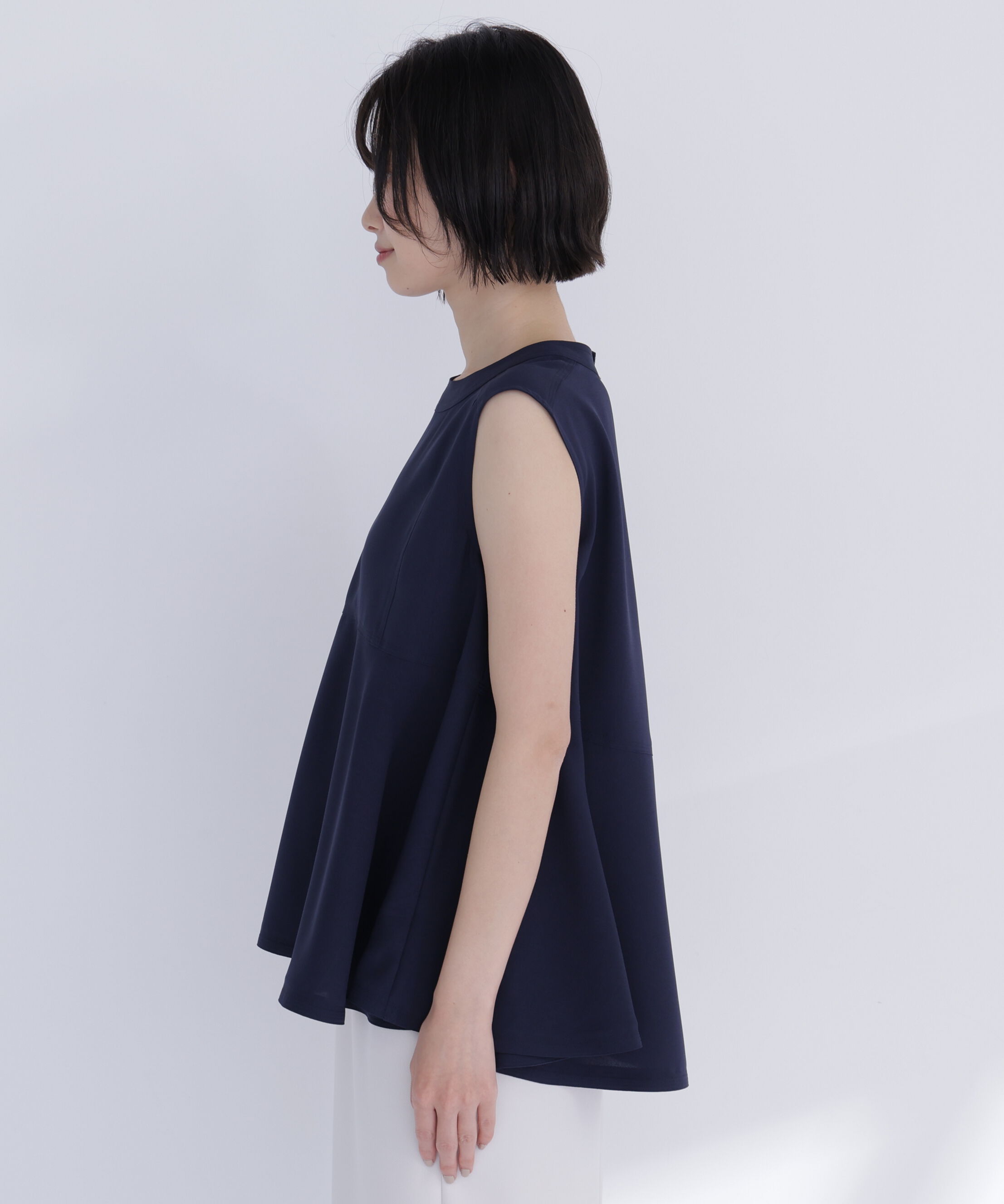  「ジョーゼットペプラムブラウス」|シャツ・ブラウス|