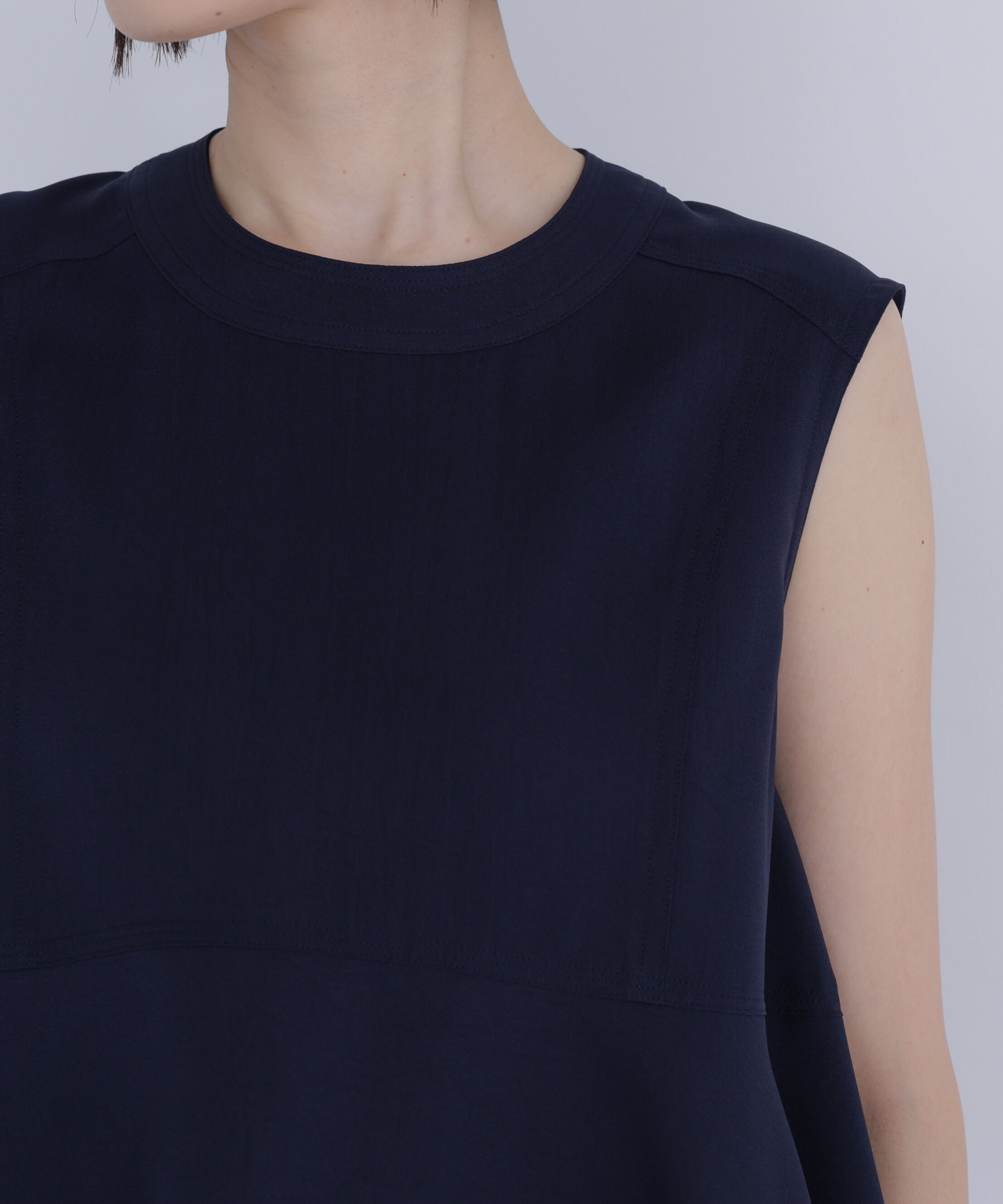  「ジョーゼットペプラムブラウス」|シャツ・ブラウス|