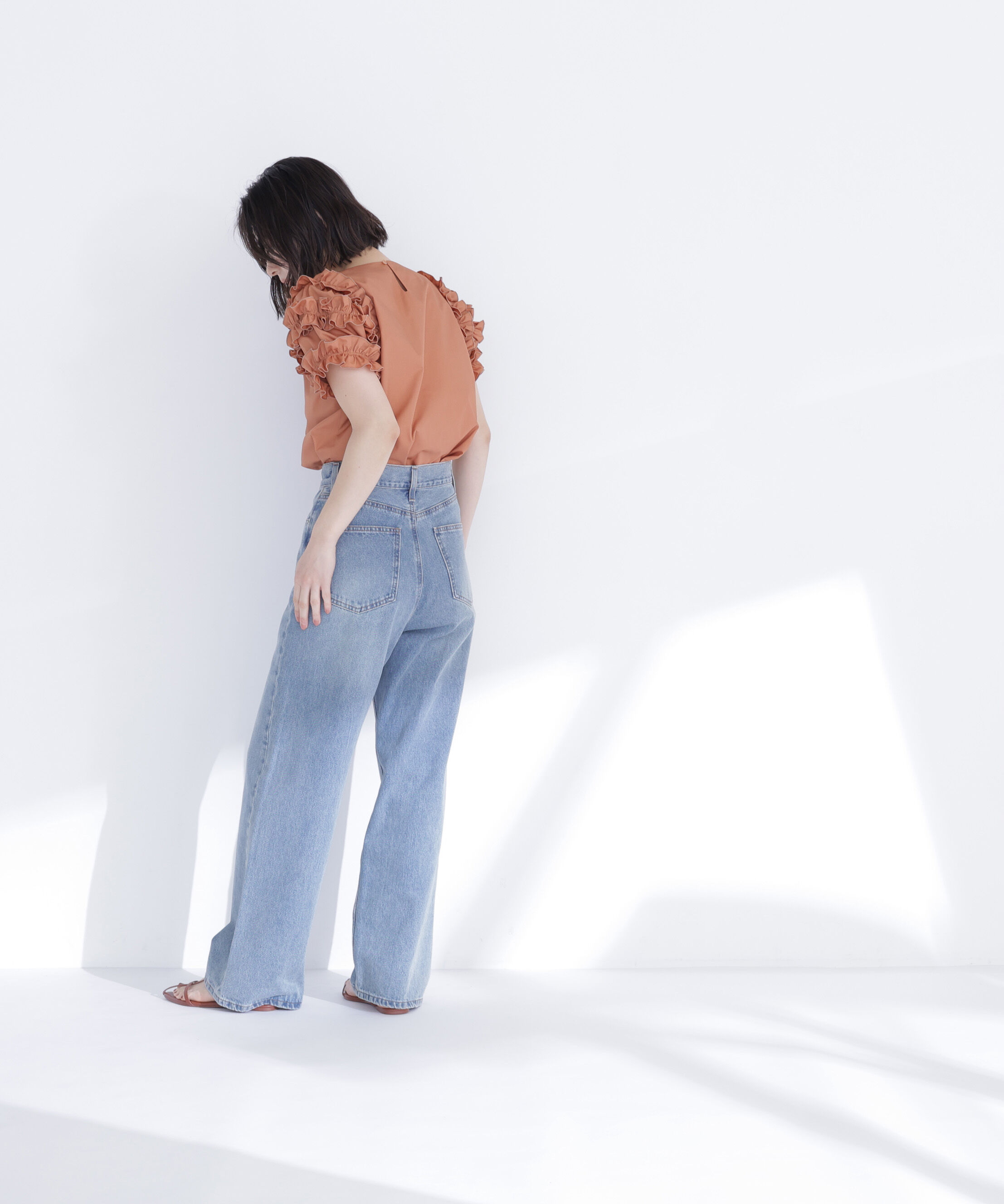  「ティアードフリルスリーブブラウス」|シャツ・ブラウス|