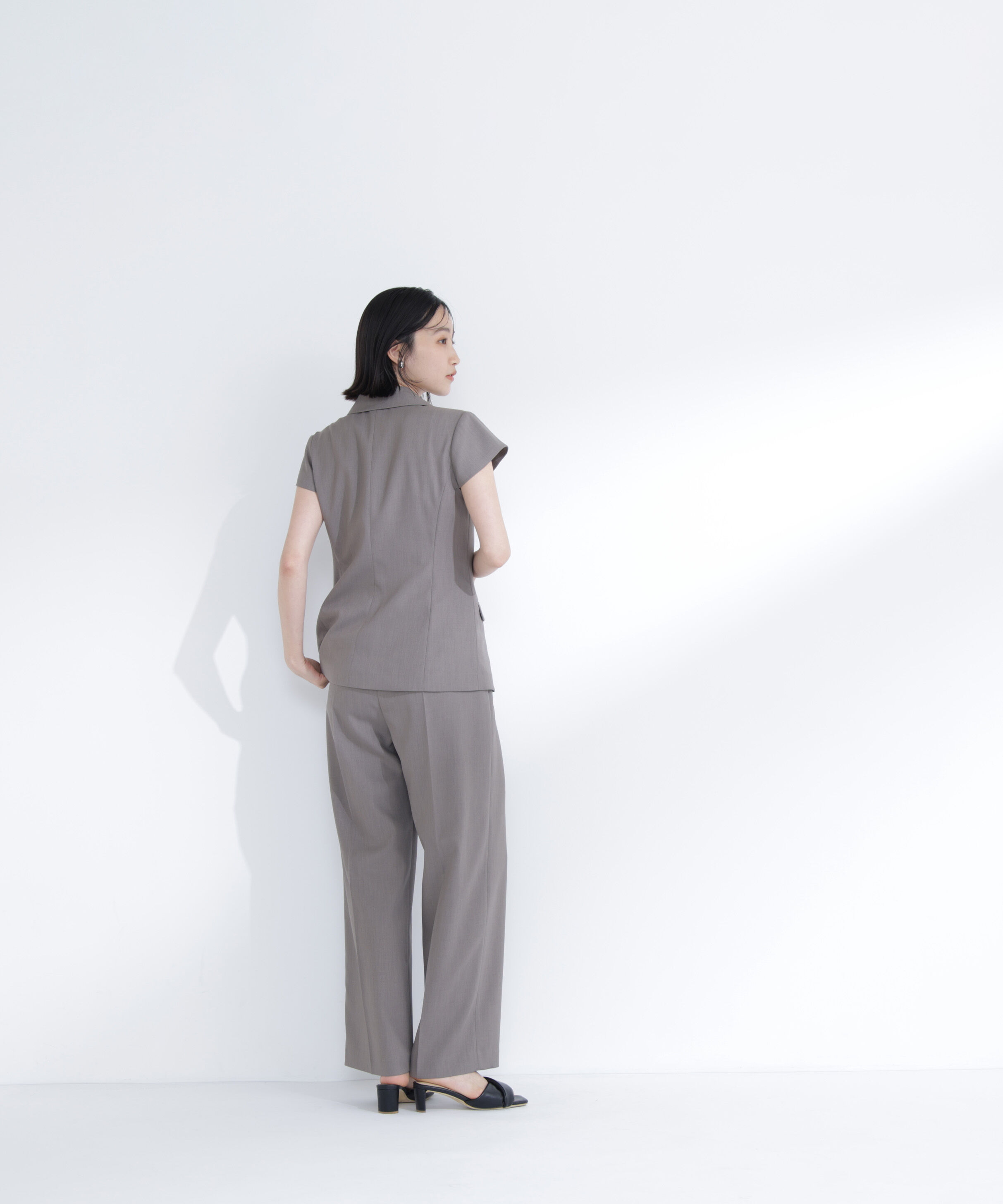  「スタイルアップ SETUP ワンタックワイドパンツ」|その他|
