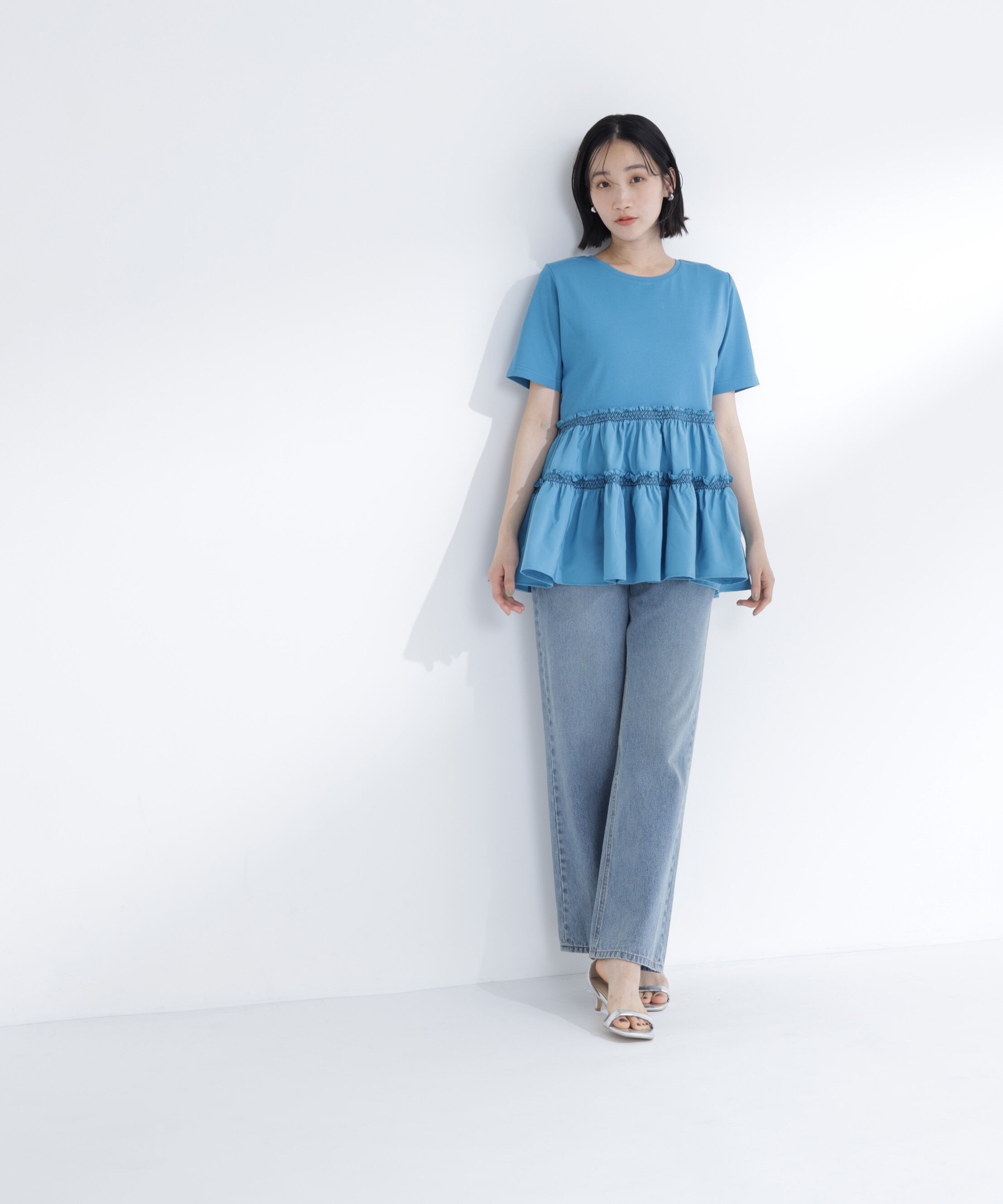  「ドッキングティアードカットソー」|Tシャツ・カットソー|