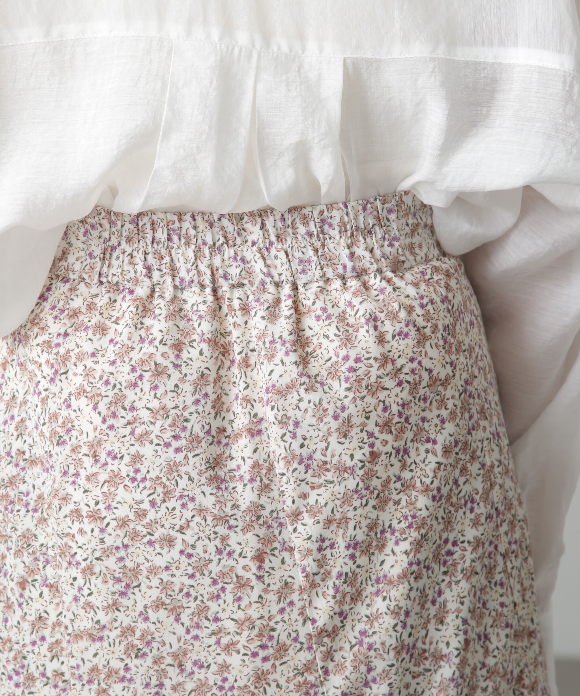  「フラワーエスカルゴマーメイドスカート」|スカート|