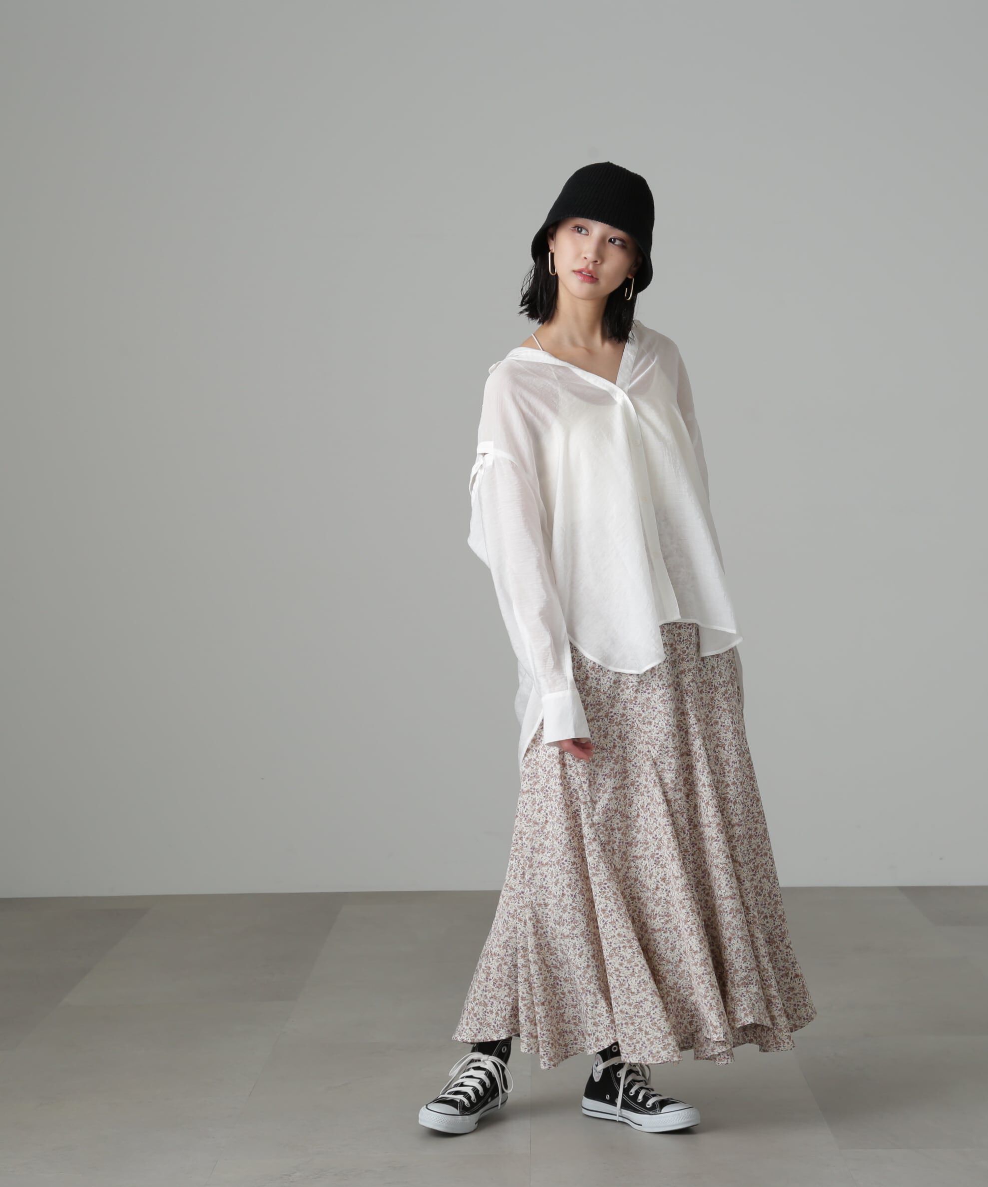  「フラワーエスカルゴマーメイドスカート」|スカート|