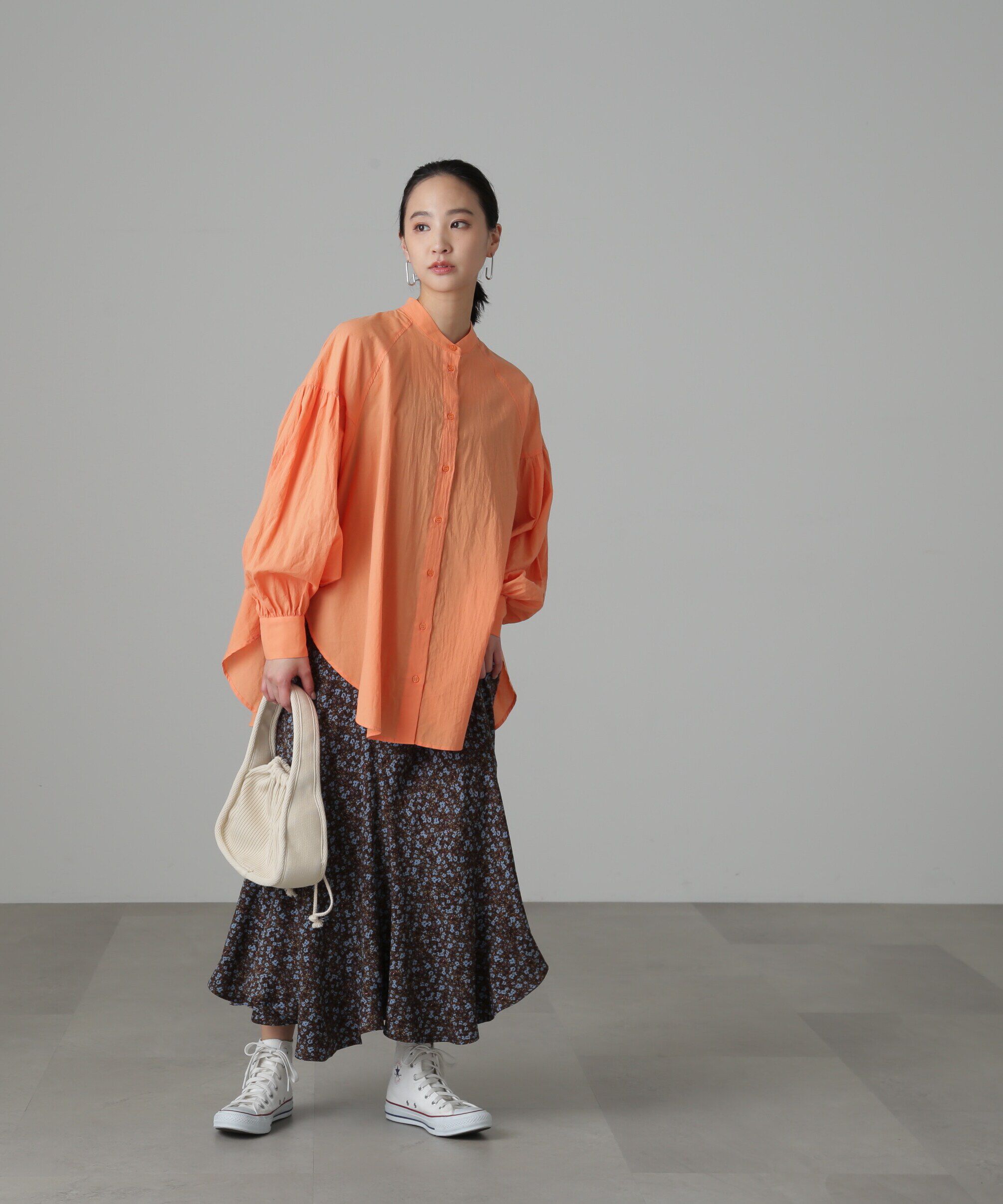  「フラワーエスカルゴマーメイドスカート」|スカート|