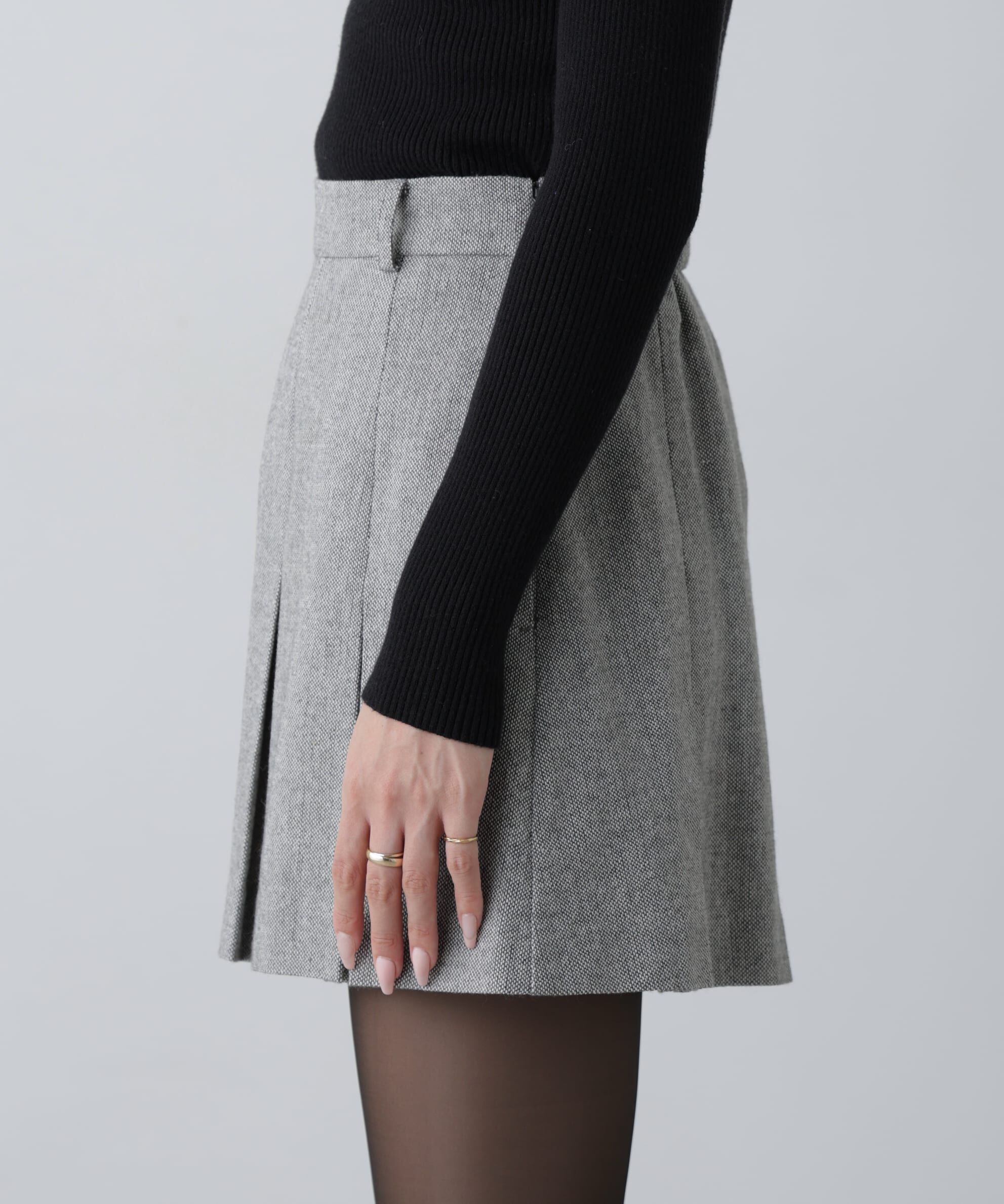  「ボックスプリーツミニスカート」|スカート|