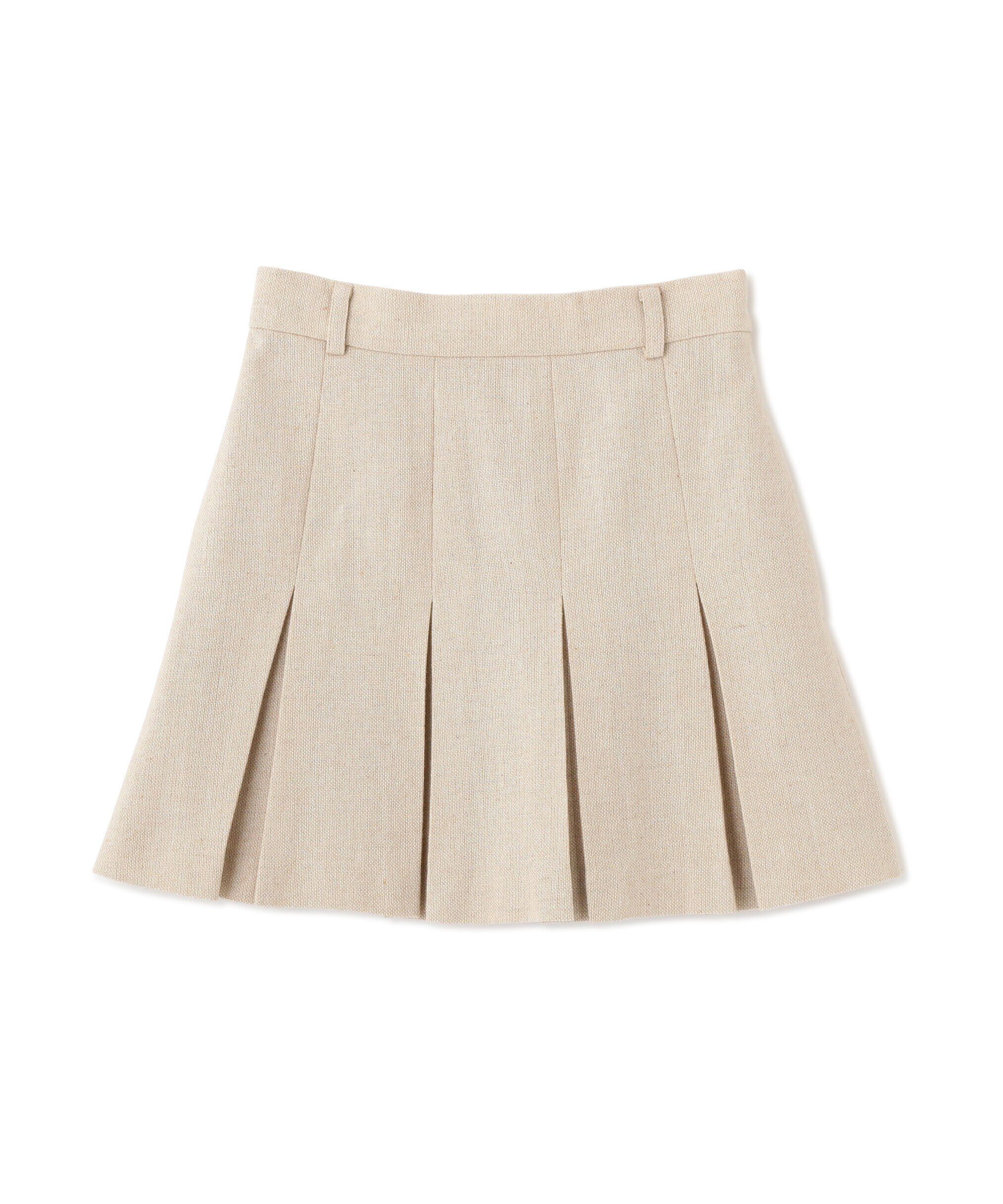  「ボックスプリーツミニスカート」|スカート|