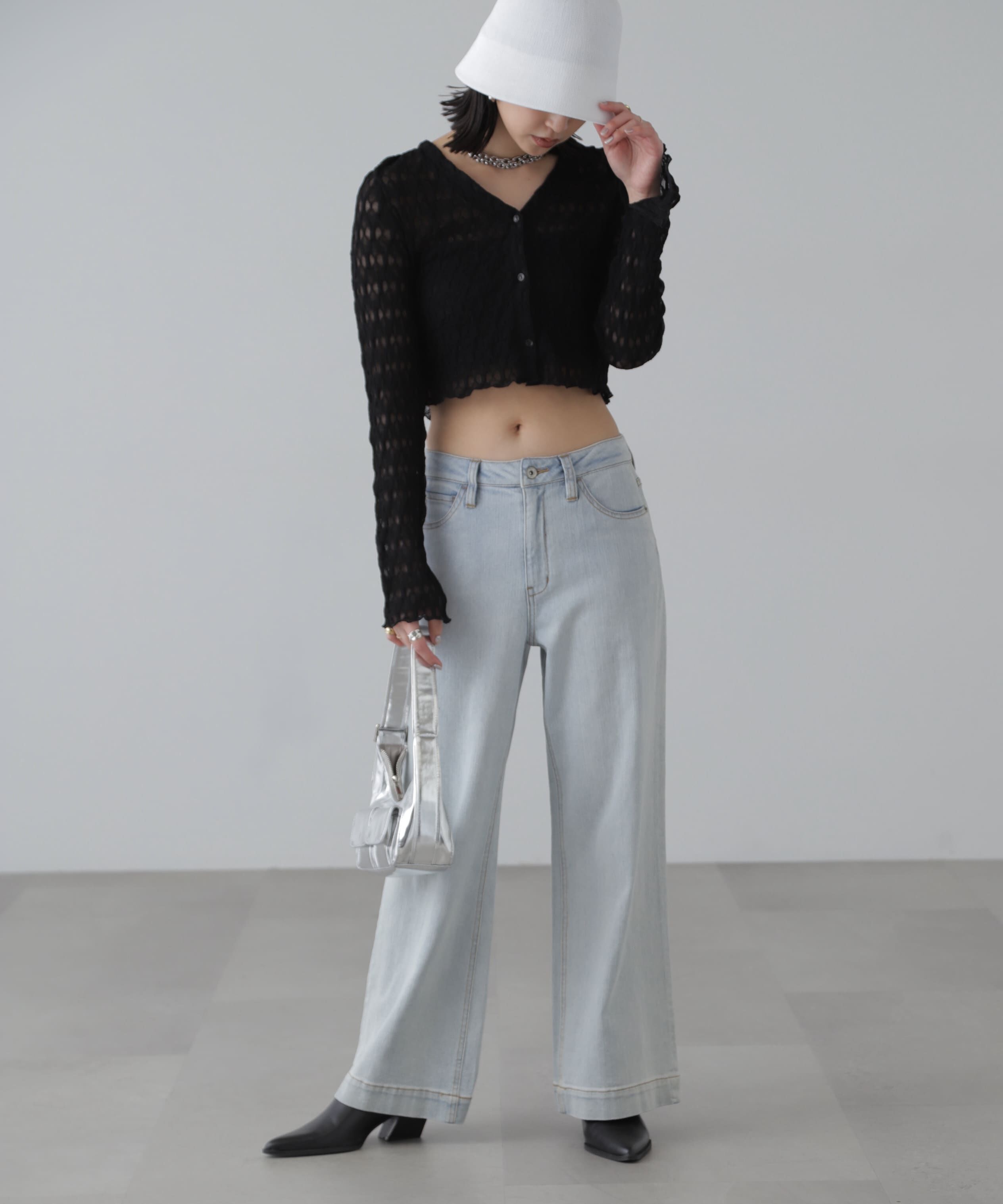  「シアーチュールカーディガン」|Tシャツ・カットソー|