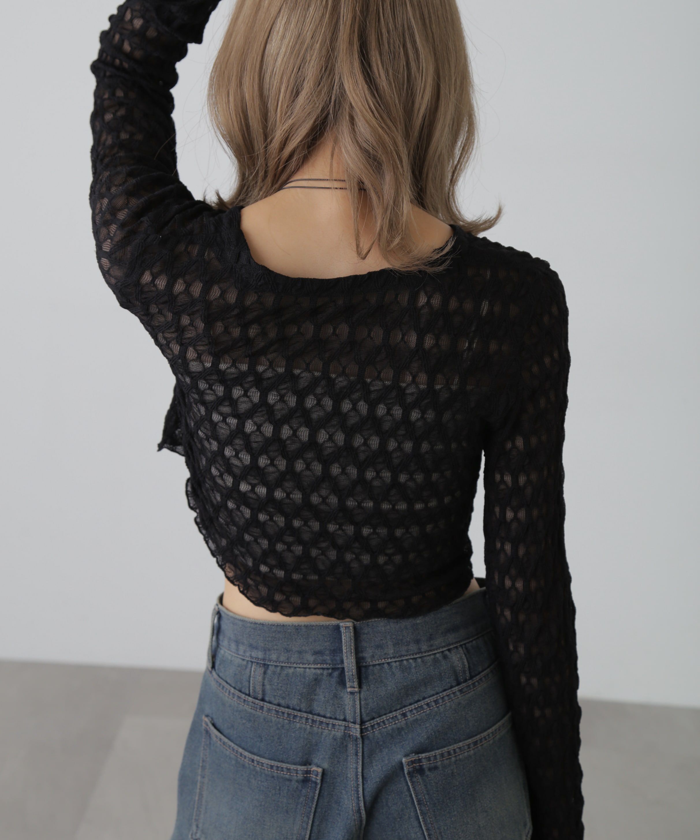  「シアーチュールカーディガン」|Tシャツ・カットソー|