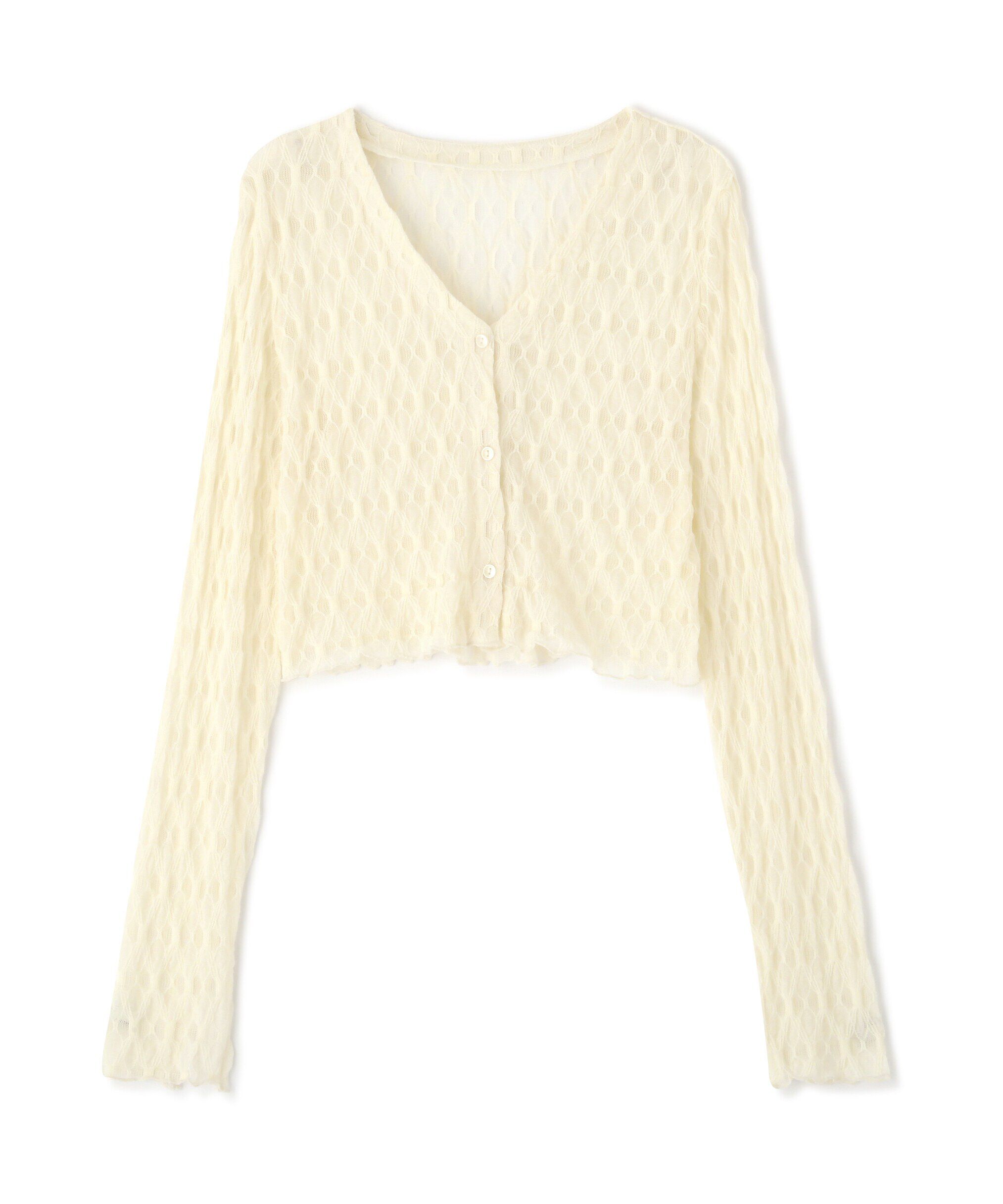  「シアーチュールカーディガン」|Tシャツ・カットソー|