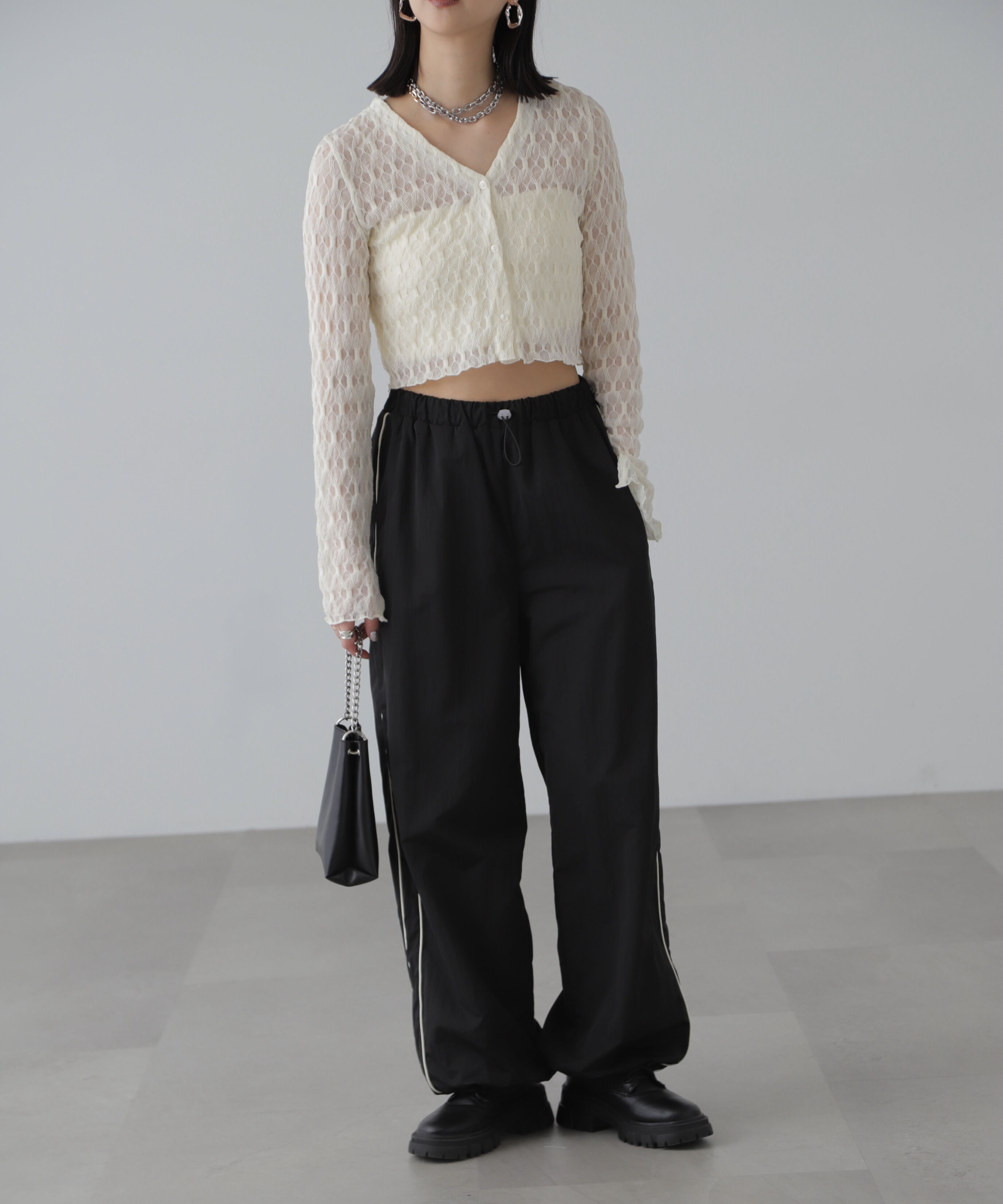  「シアーチュールカーディガン」|Tシャツ・カットソー|