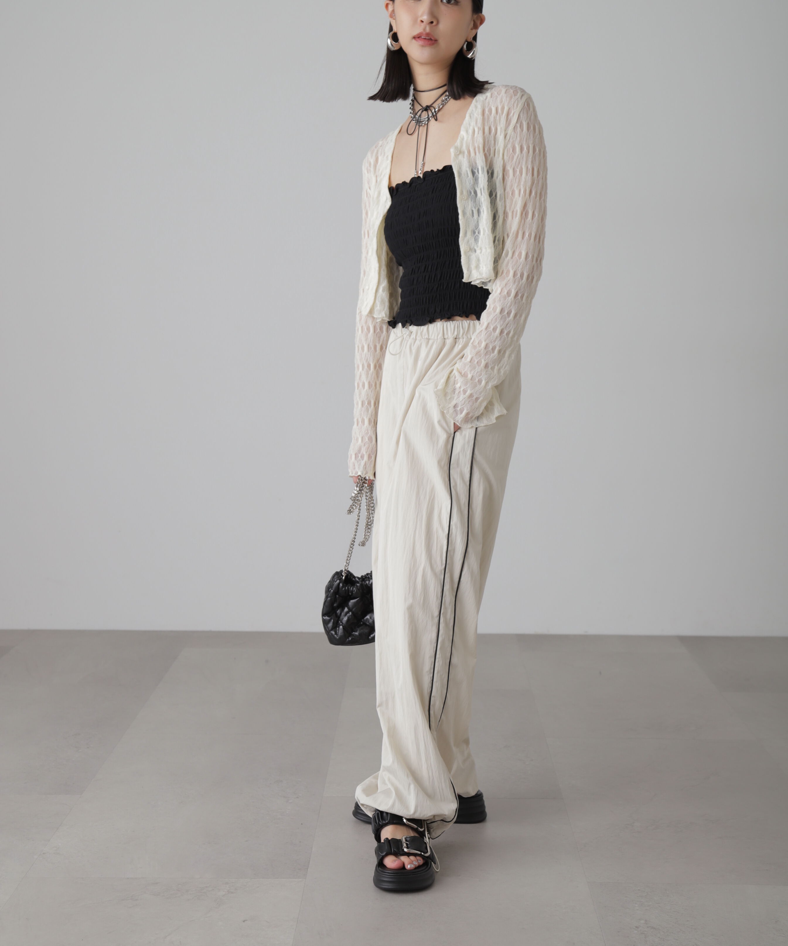  「シアーチュールカーディガン」|Tシャツ・カットソー|