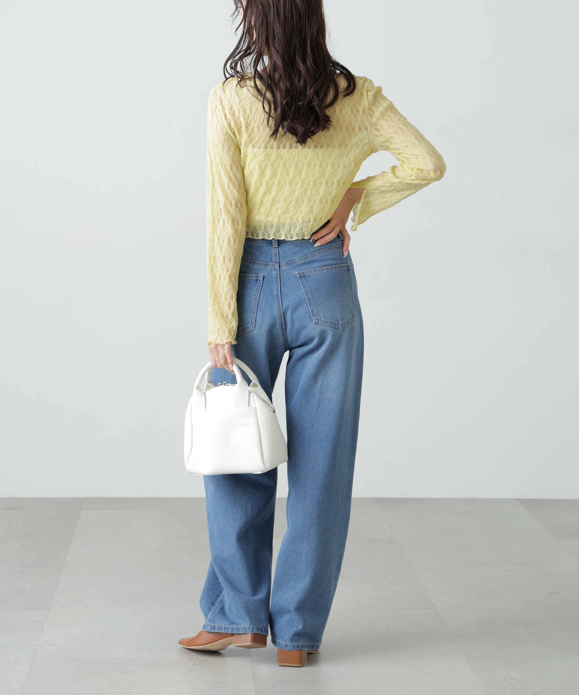  「シアーチュールカーディガン」|Tシャツ・カットソー|