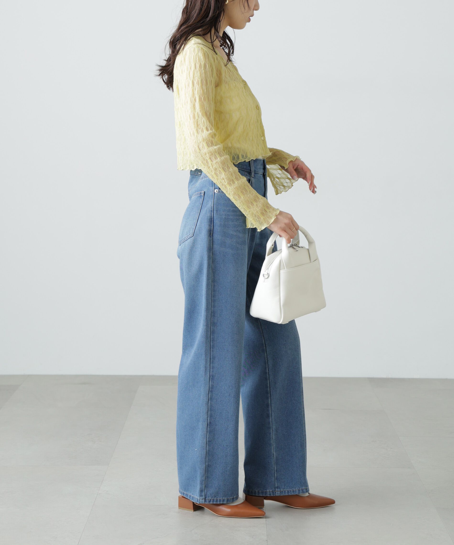  「シアーチュールカーディガン」|Tシャツ・カットソー|