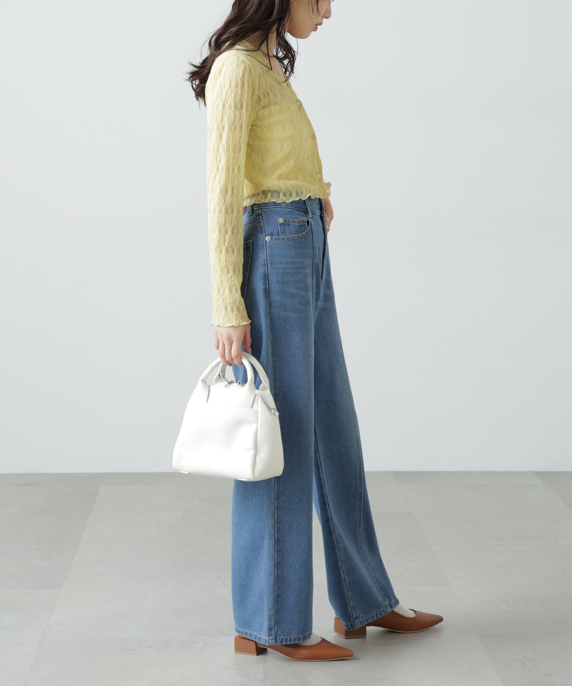  「シアーチュールカーディガン」|Tシャツ・カットソー|