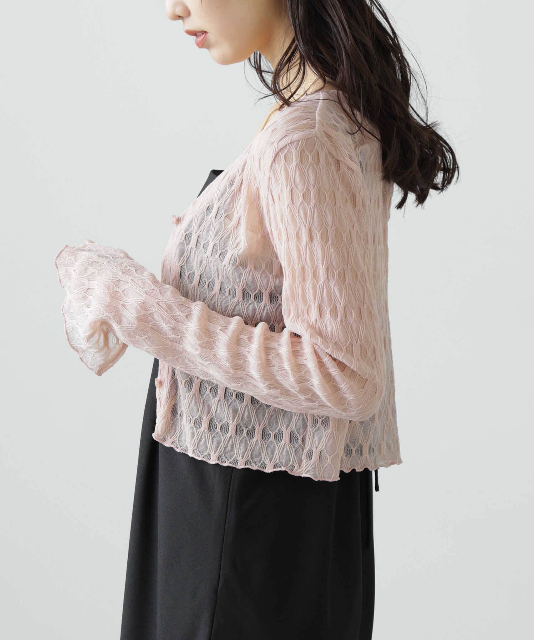  「シアーチュールカーディガン」|Tシャツ・カットソー|