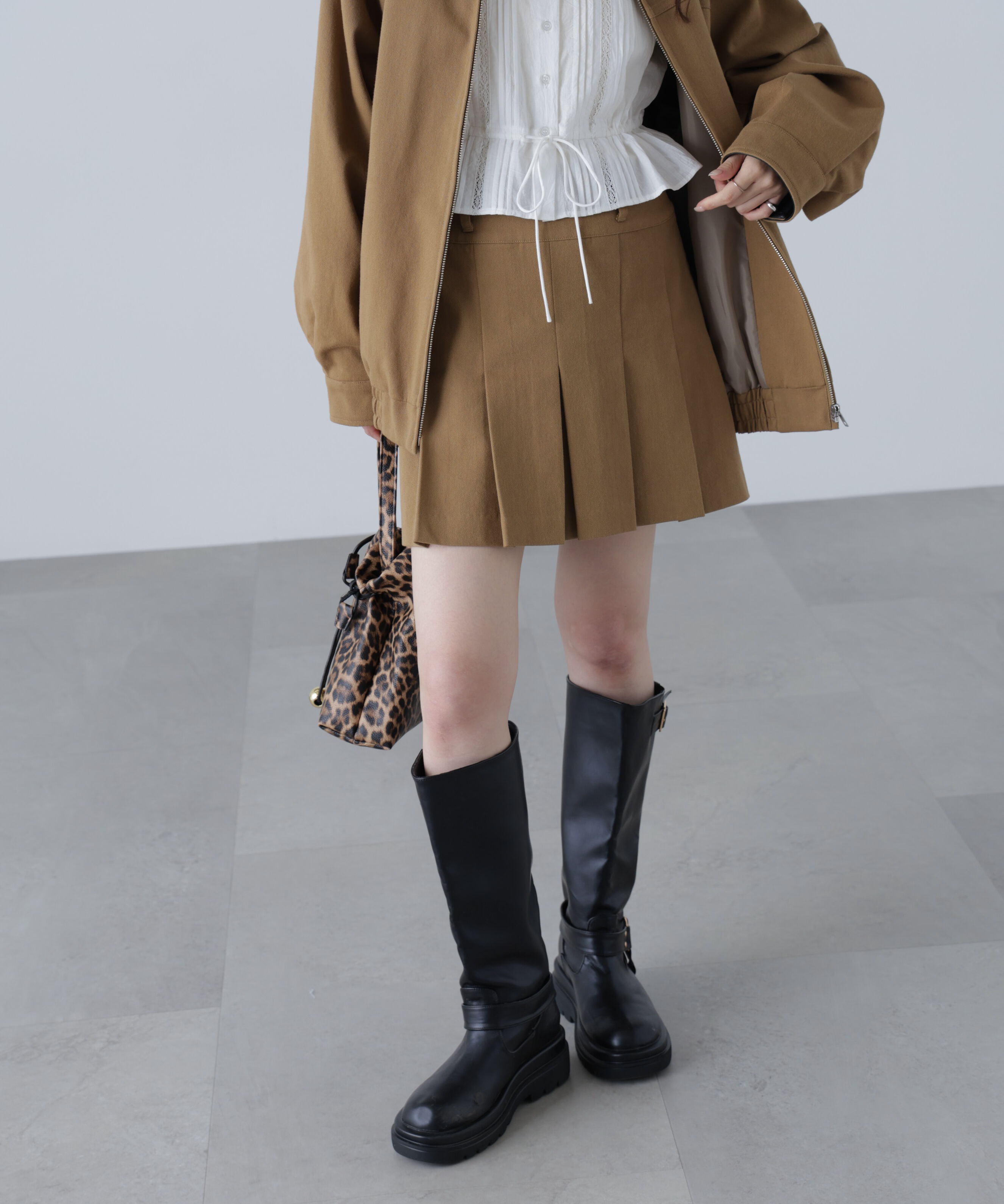  「〈セットアップ対応〉プリーツミニスカート」|スカート|