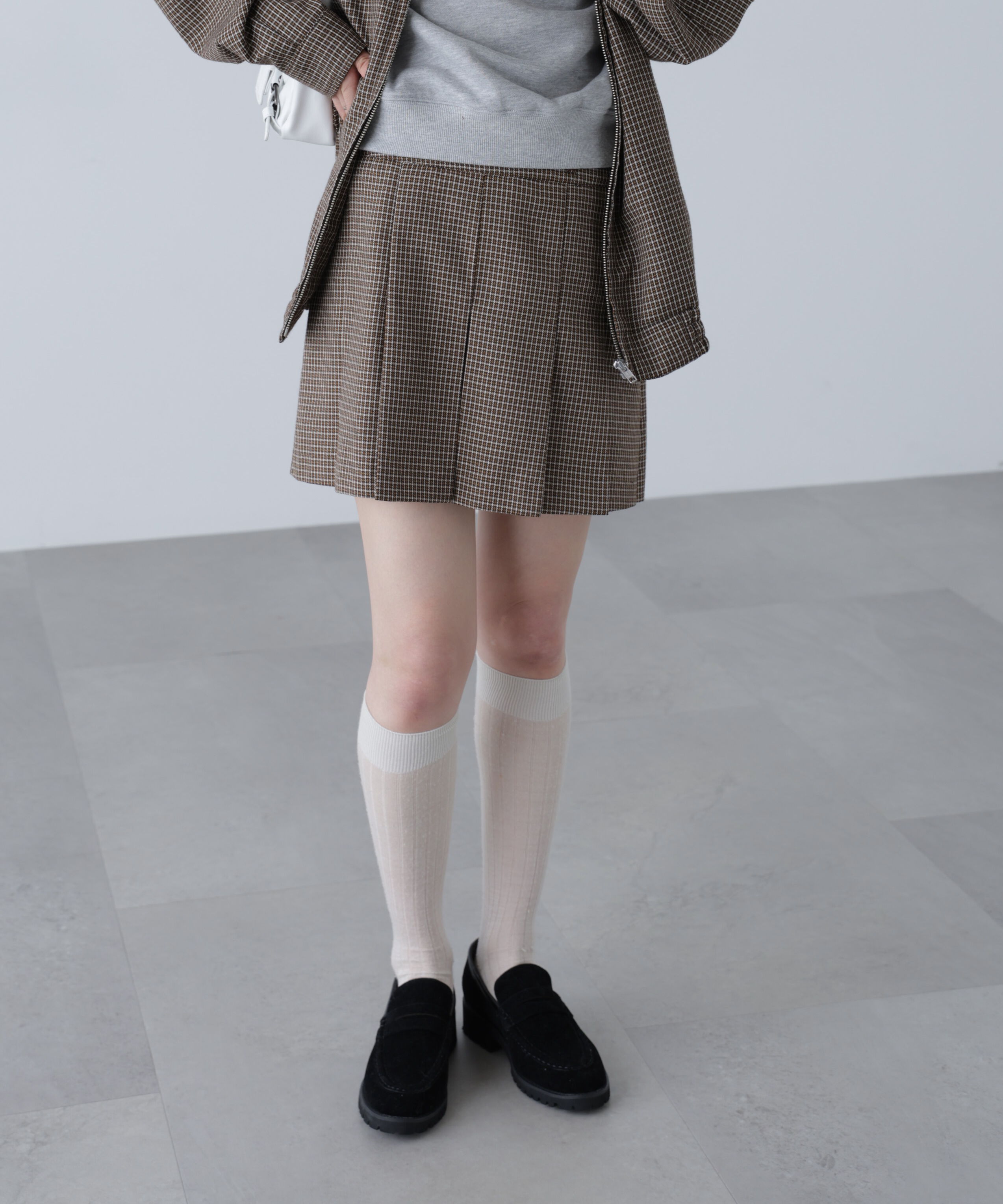  「〈セットアップ対応〉プリーツミニスカート」|スカート|