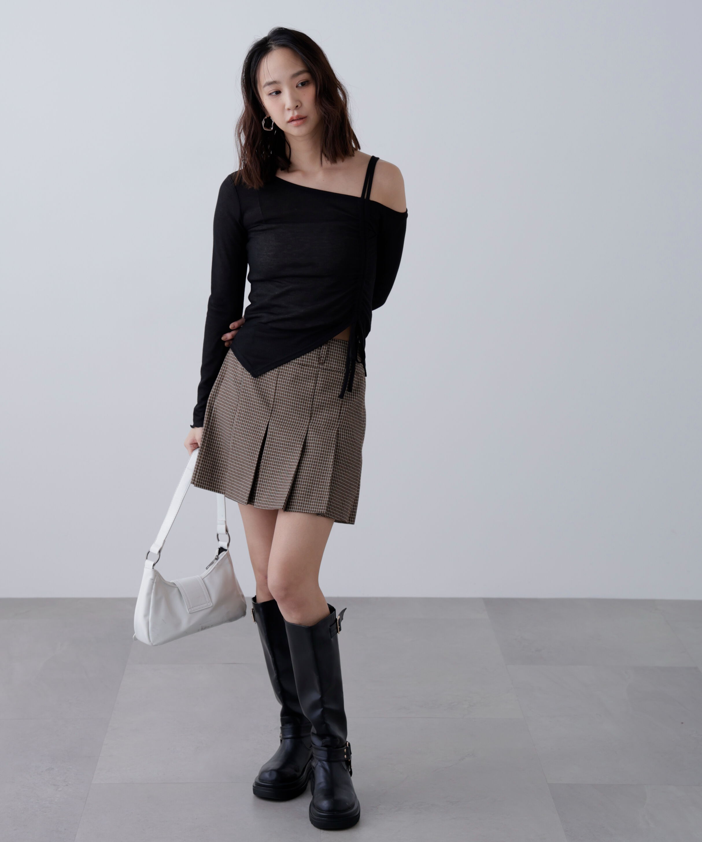  「〈セットアップ対応〉プリーツミニスカート」|スカート|