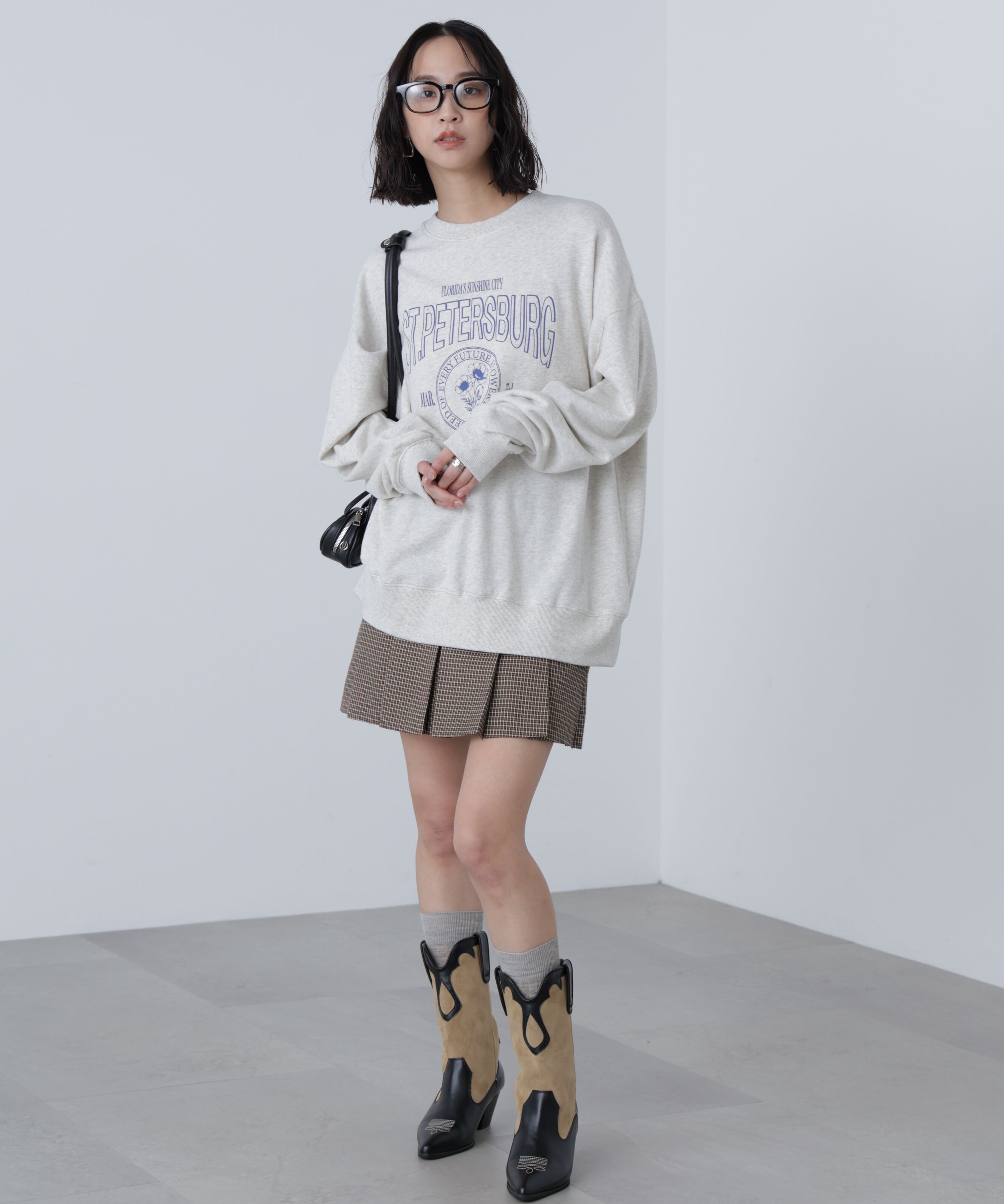  「〈セットアップ対応〉プリーツミニスカート」|スカート|