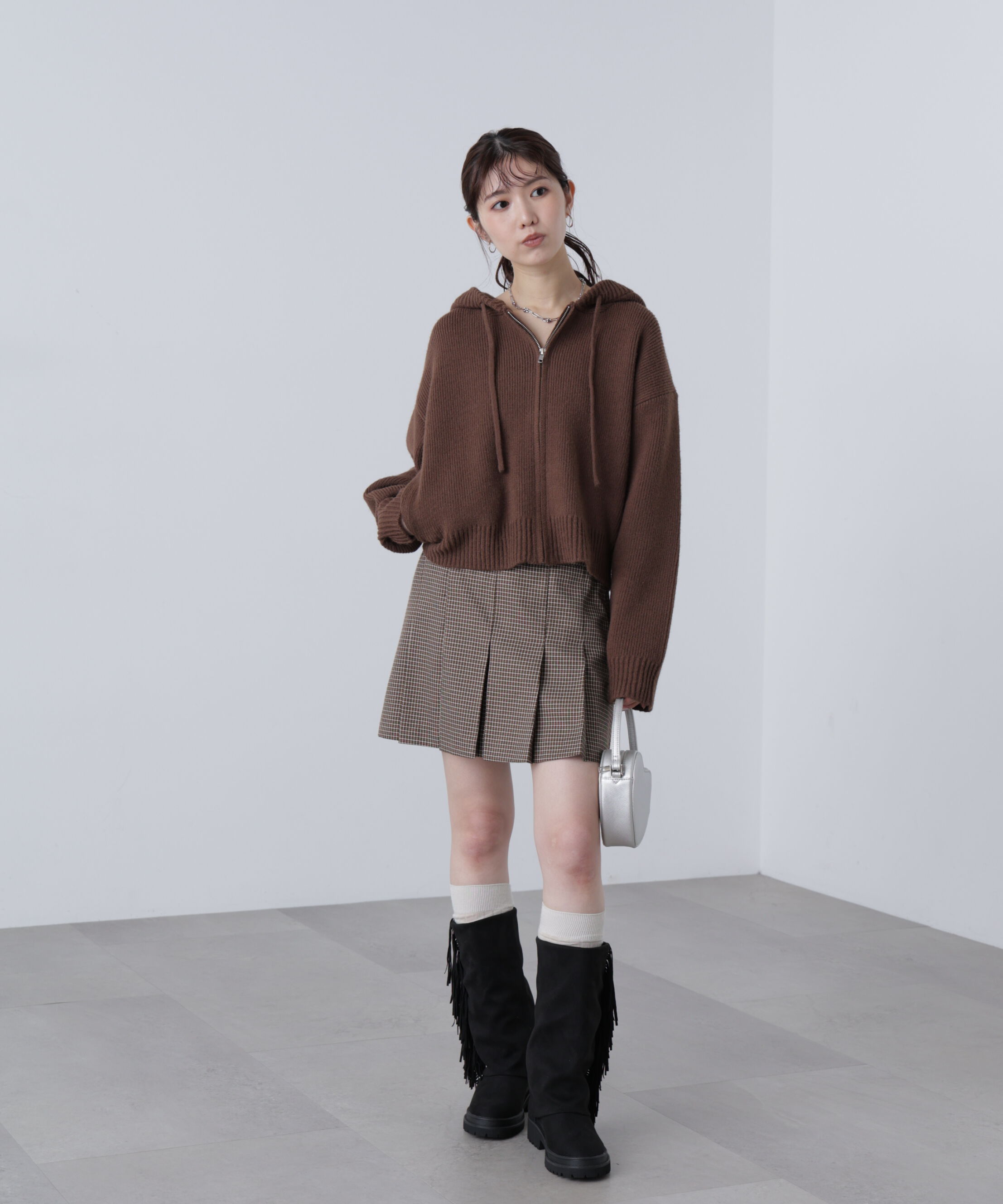  「〈セットアップ対応〉プリーツミニスカート」|スカート|