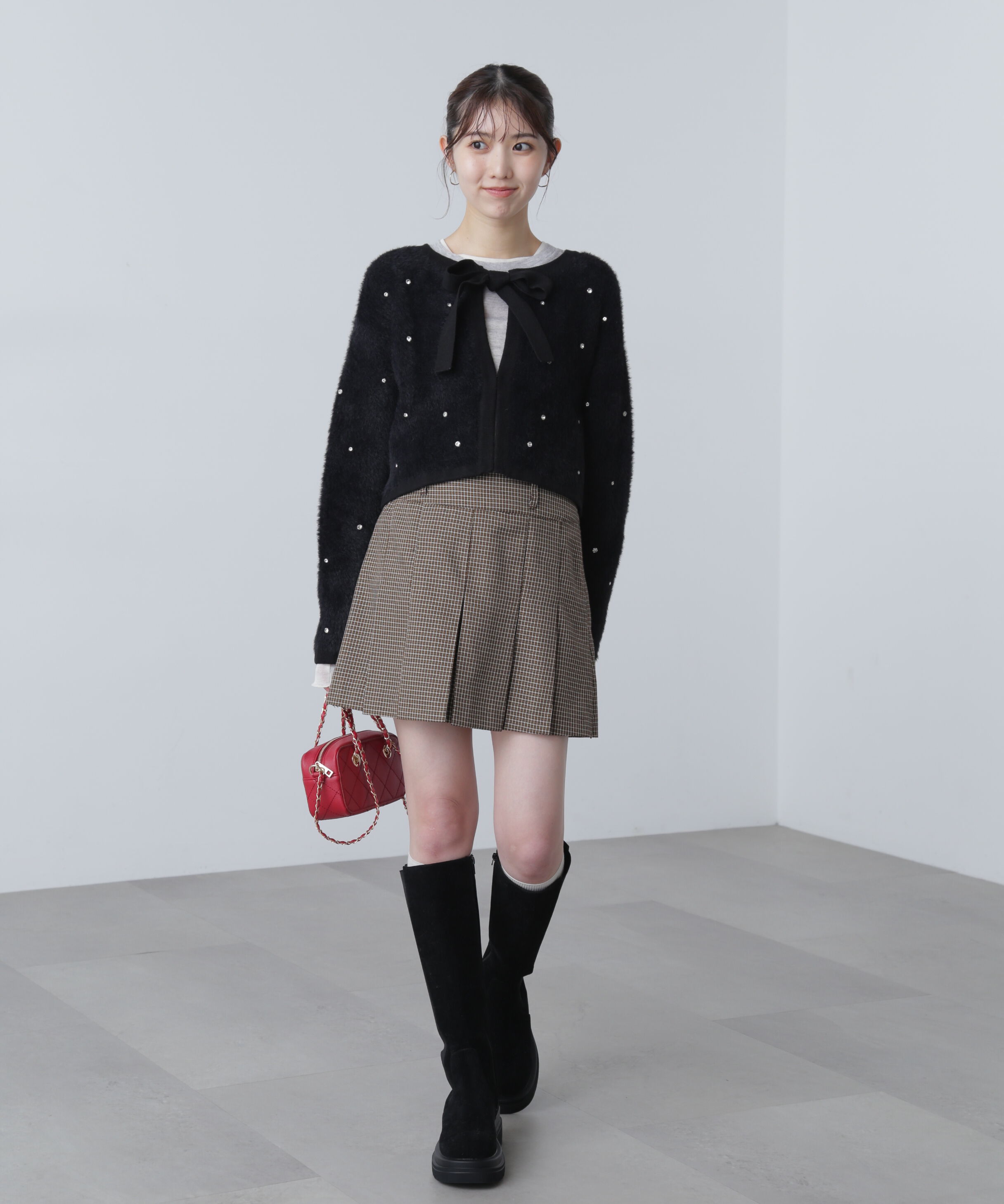  「〈セットアップ対応〉プリーツミニスカート」|スカート|