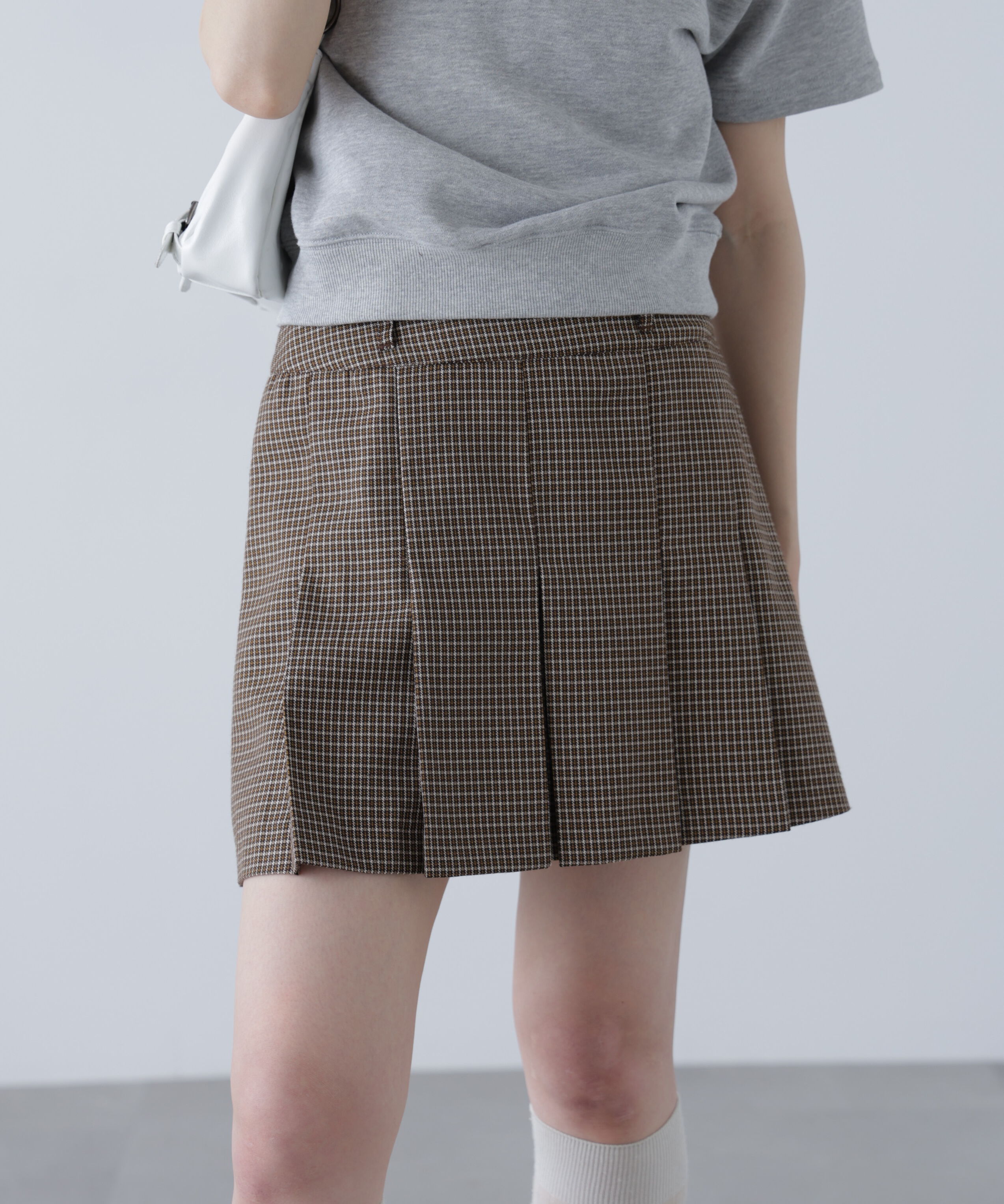  「〈セットアップ対応〉プリーツミニスカート」|スカート|