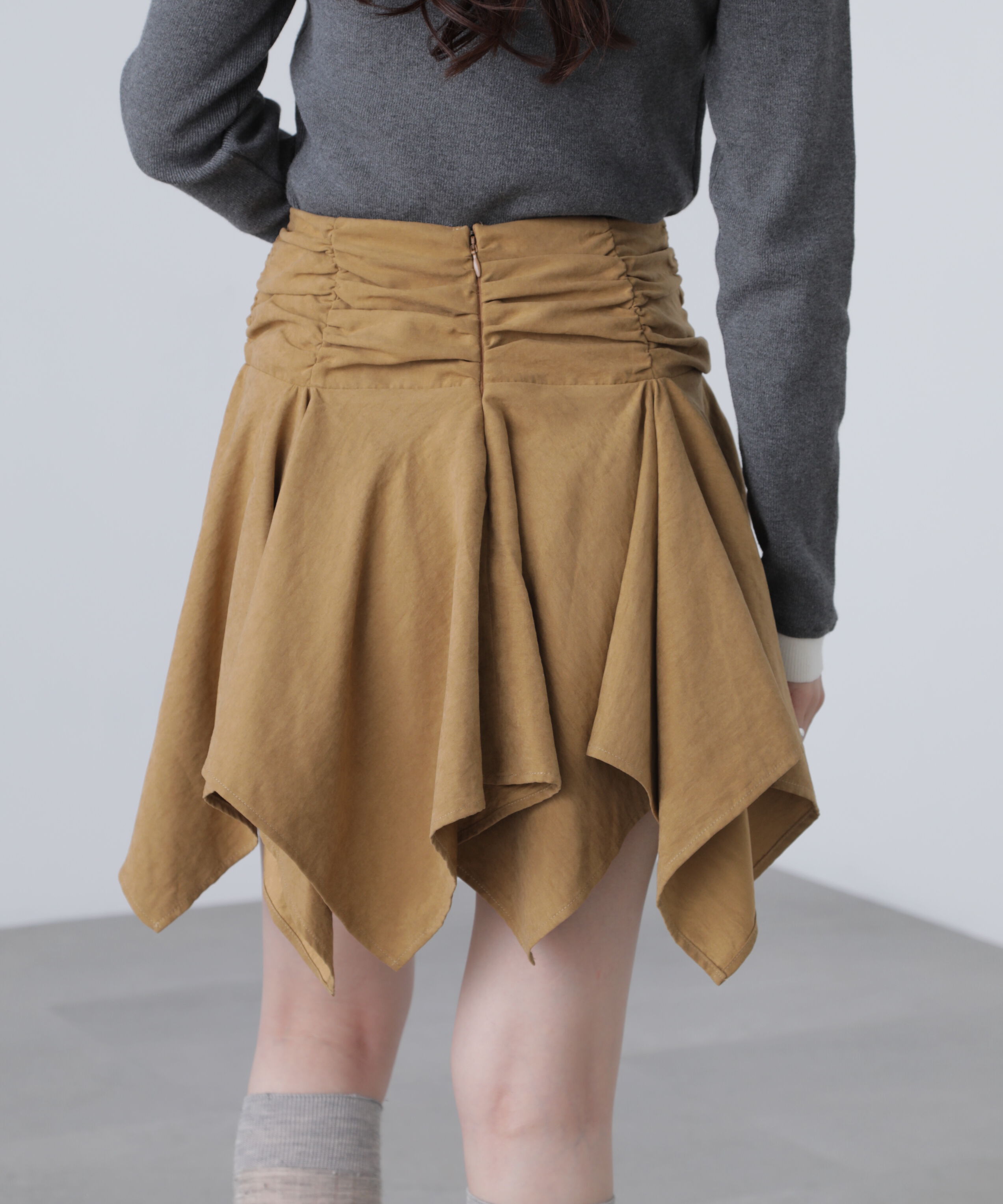  「イレヘムギャザーミニスカート」|スカート|