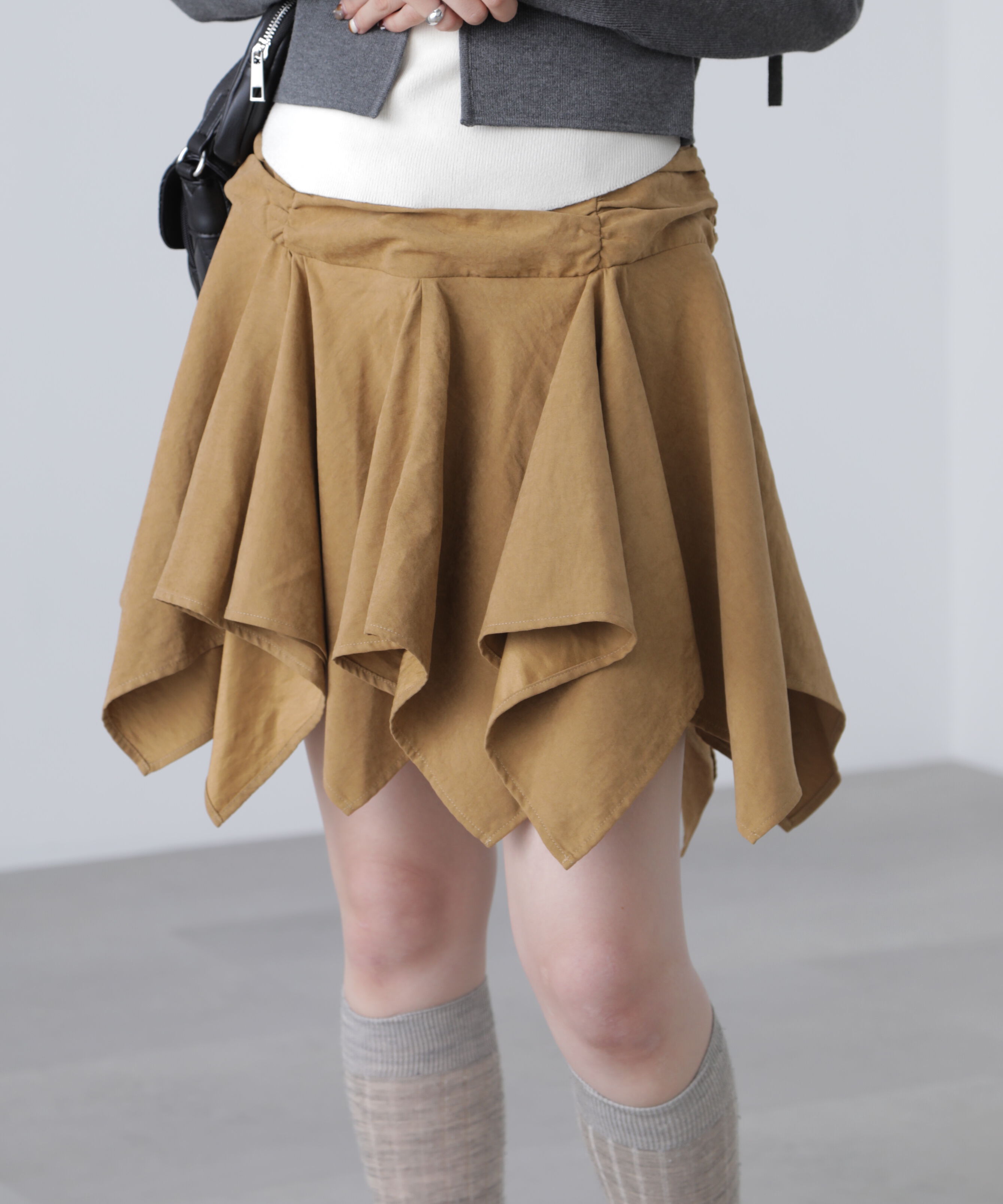  「イレヘムギャザーミニスカート」|スカート|