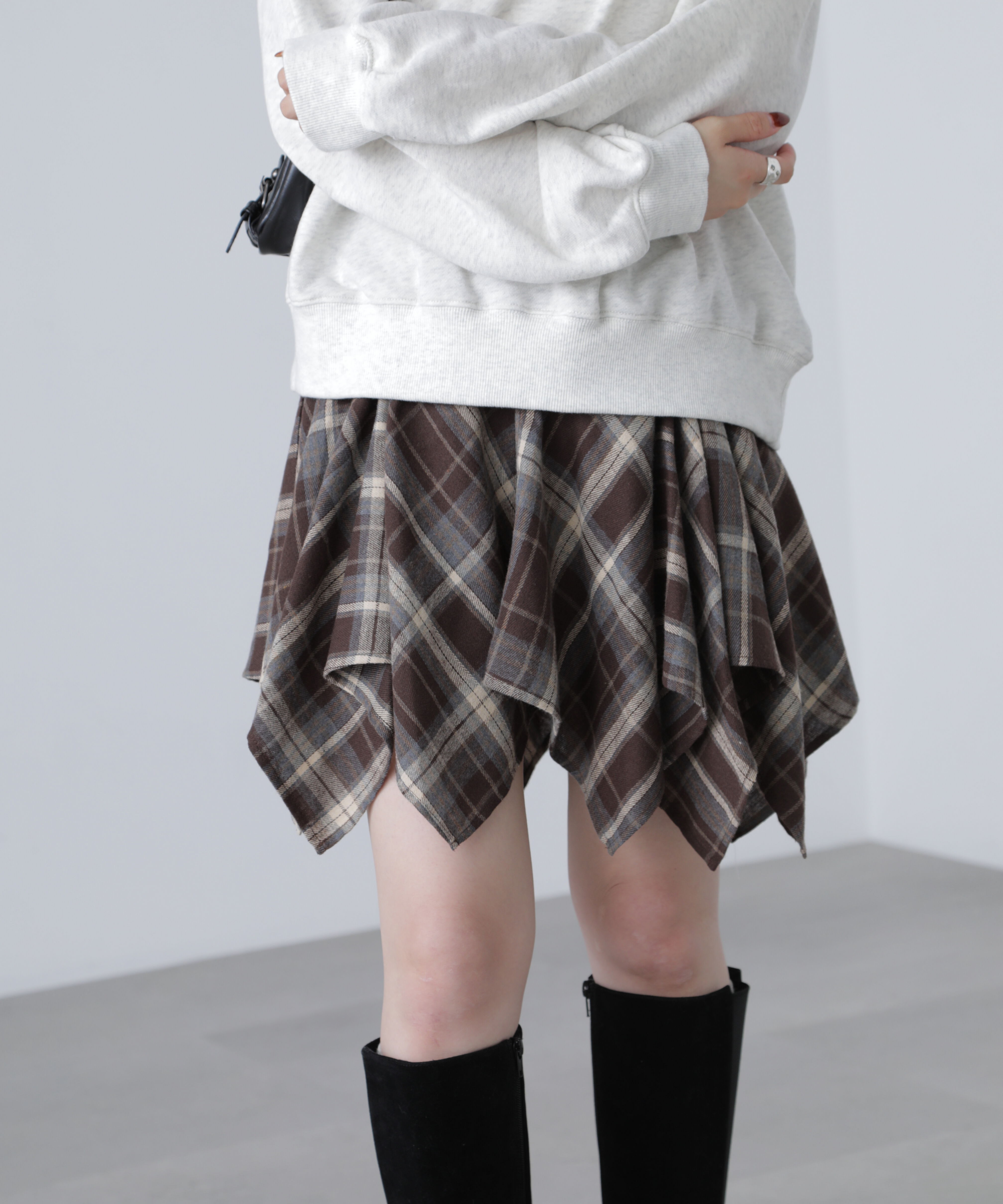  「イレヘムギャザーミニスカート」|スカート|