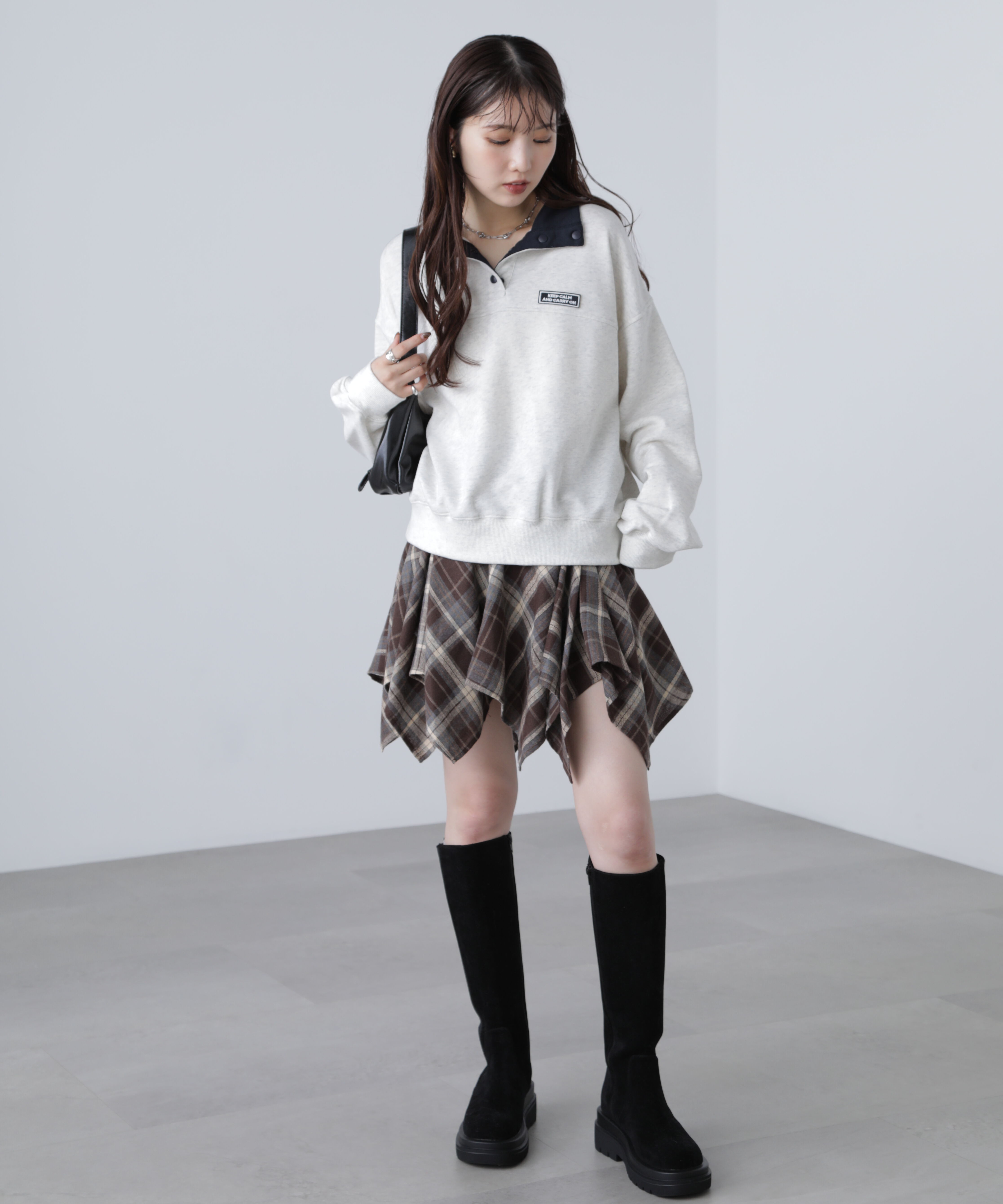  「イレヘムギャザーミニスカート」|スカート|