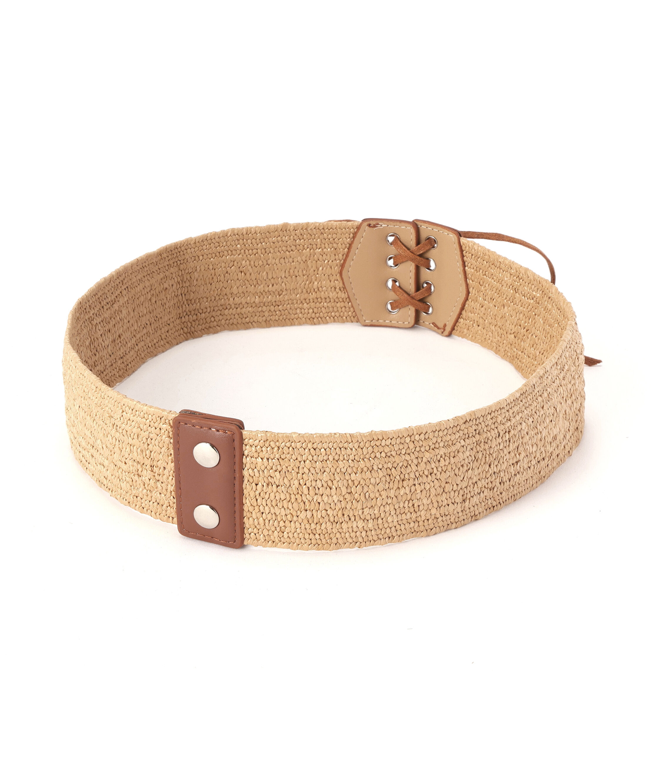  「レースアップ太ゴムベルト」|ハンカチ|