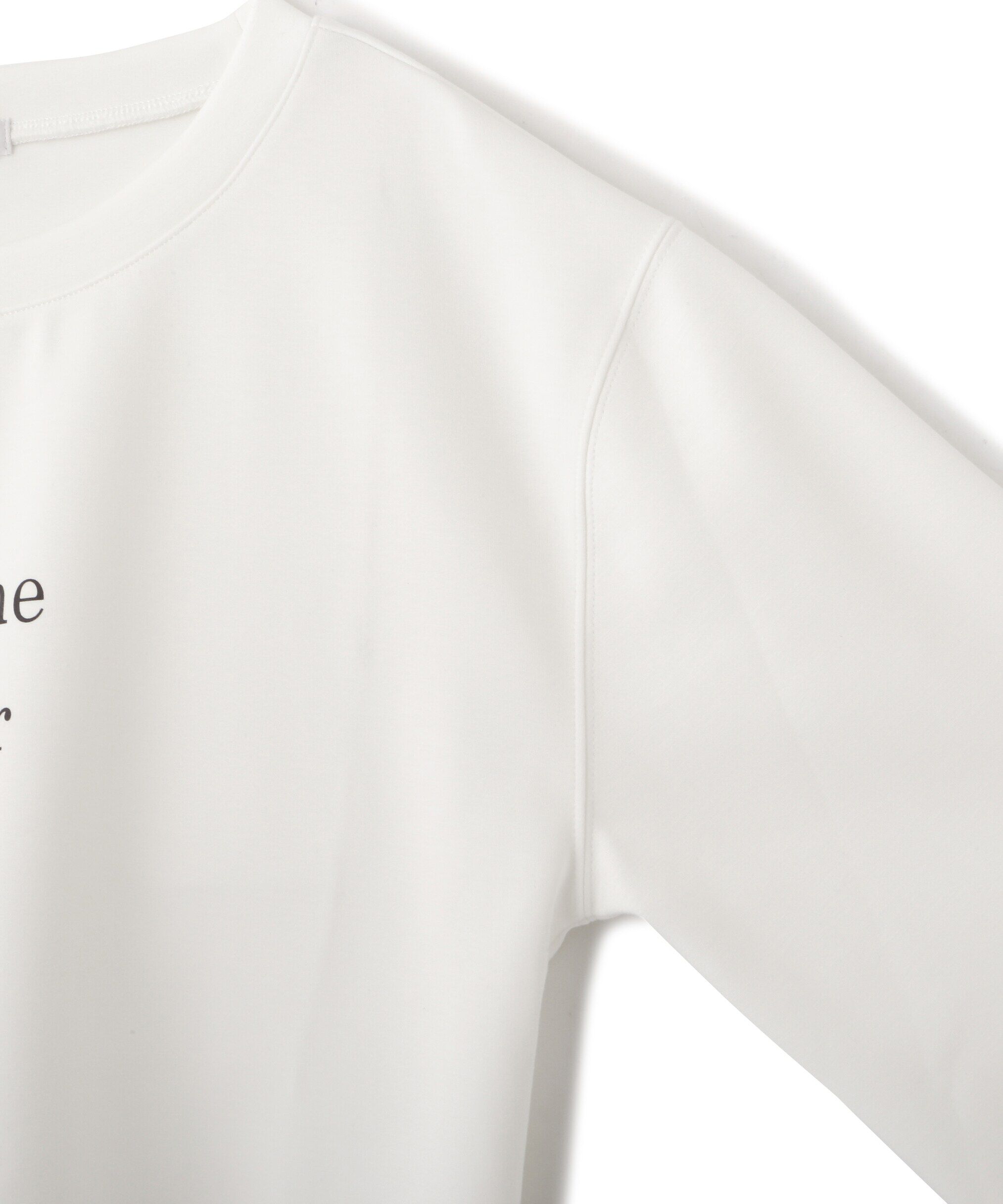 PROPORTION BODY DRESSING「ロゴデザインショート丈プルオーバー」|Tシャツ・カットソー|