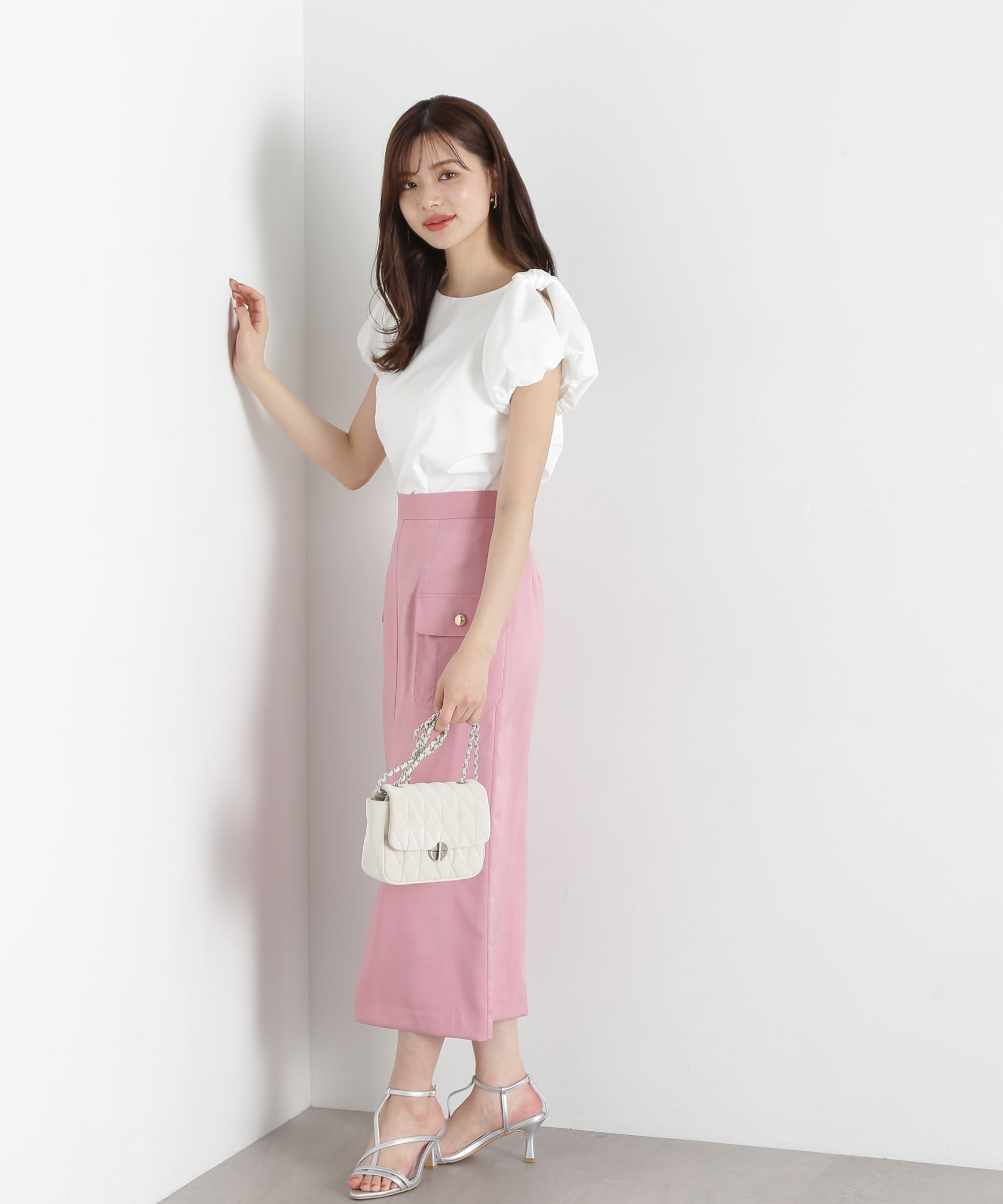 PROPORTION BODY DRESSING「ポケット付きナロースカート」|スカート|