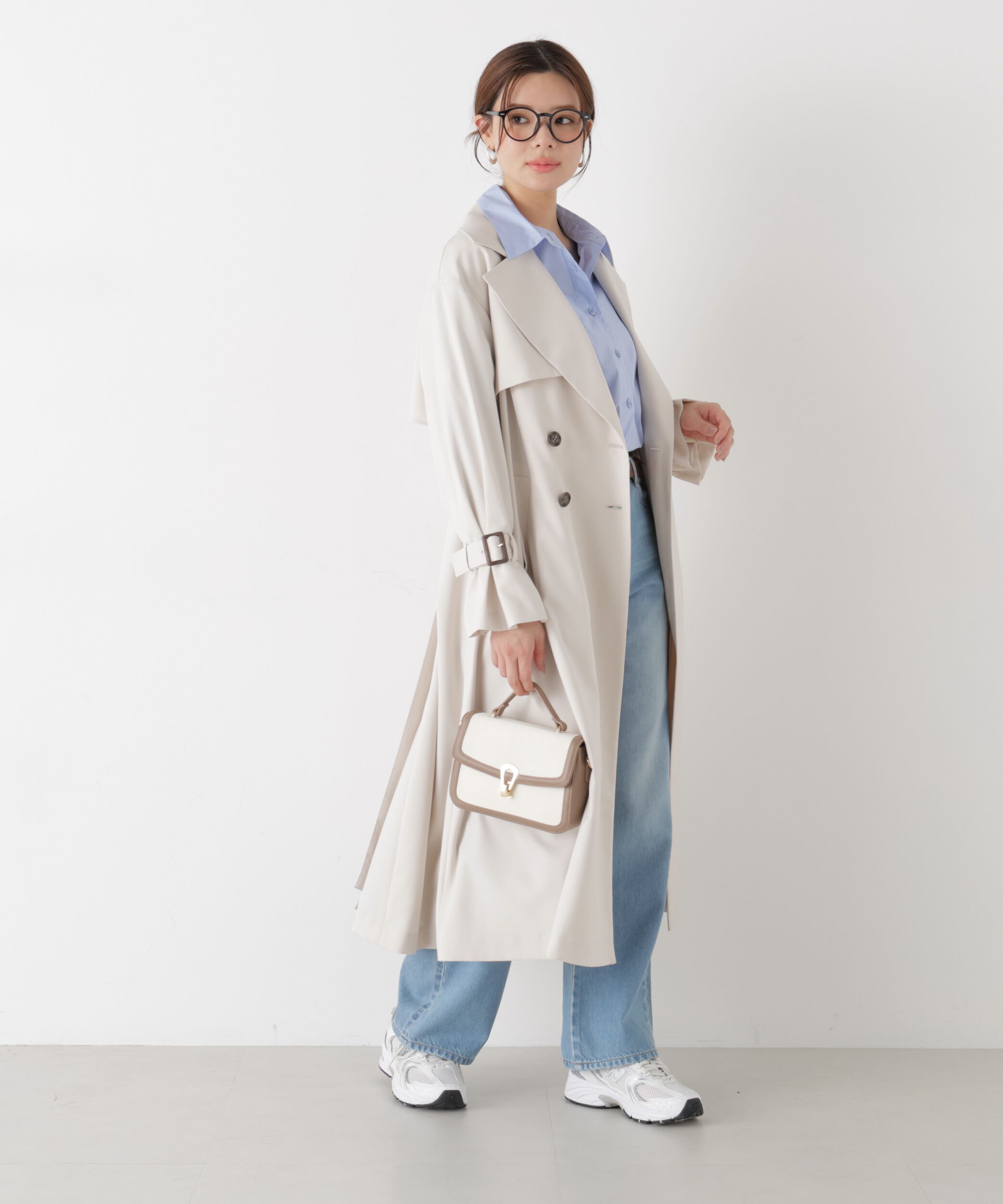 PROPORTION BODY DRESSING「〈a/mie〉オーバーシャツ　26SS」|シャツ・ブラウス|