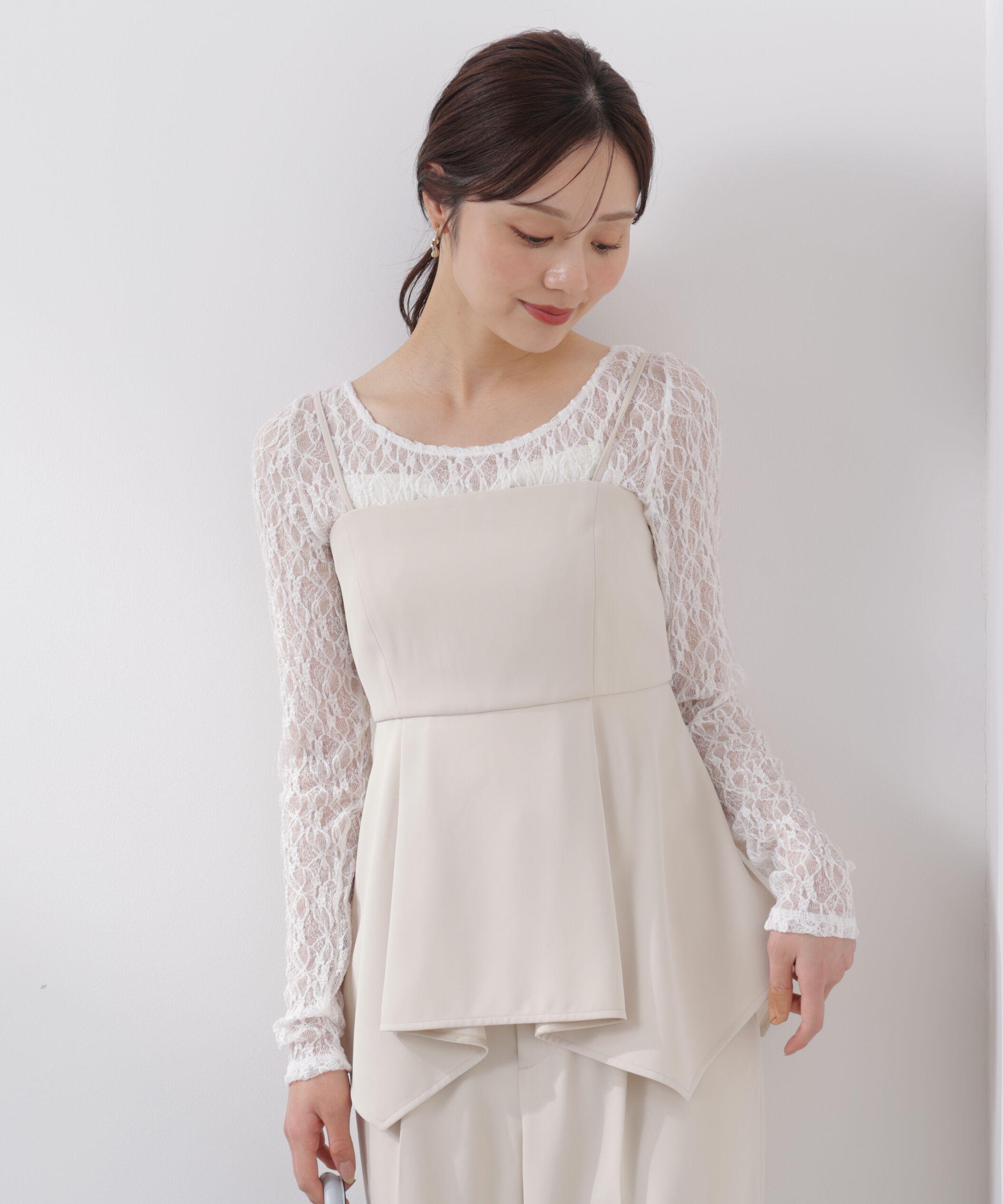 PROPORTION BODY DRESSING「ランダムヘムビスチェ　26SS」|シャツ・ブラウス|