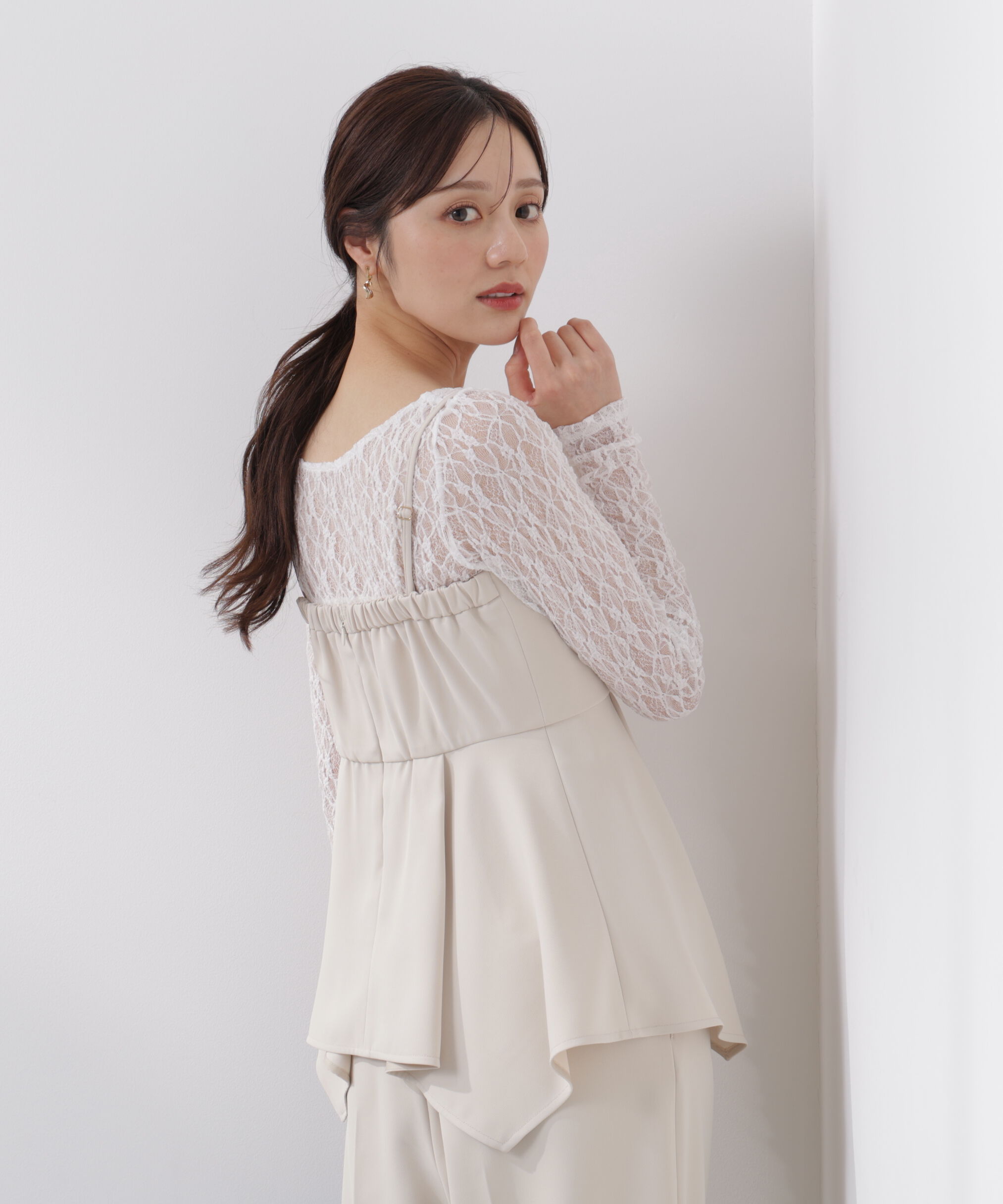 PROPORTION BODY DRESSING「ランダムヘムビスチェ　26SS」|シャツ・ブラウス|