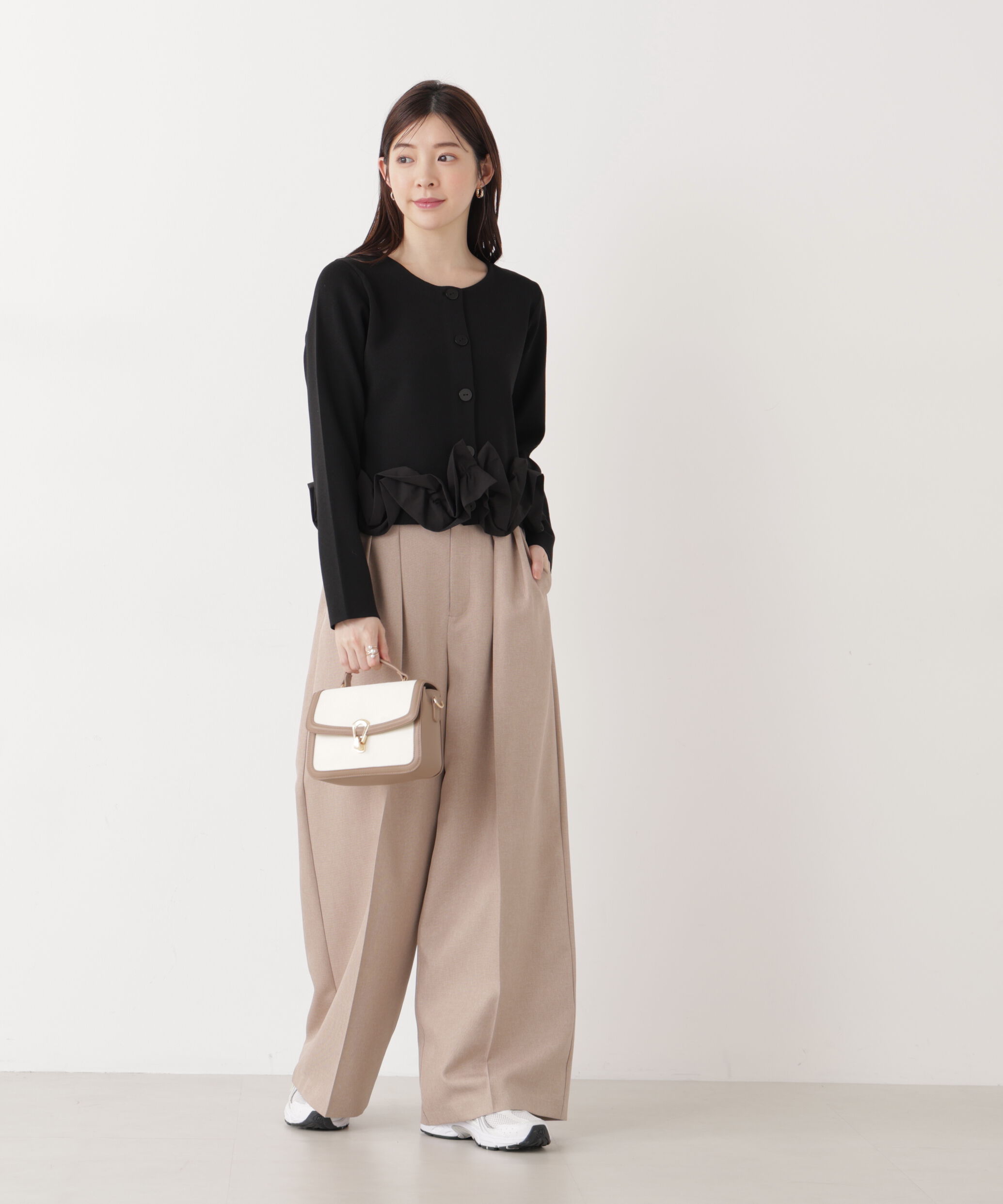 PROPORTION BODY DRESSING「ビットハイウエストワイドパンツ　26SS」|その他|