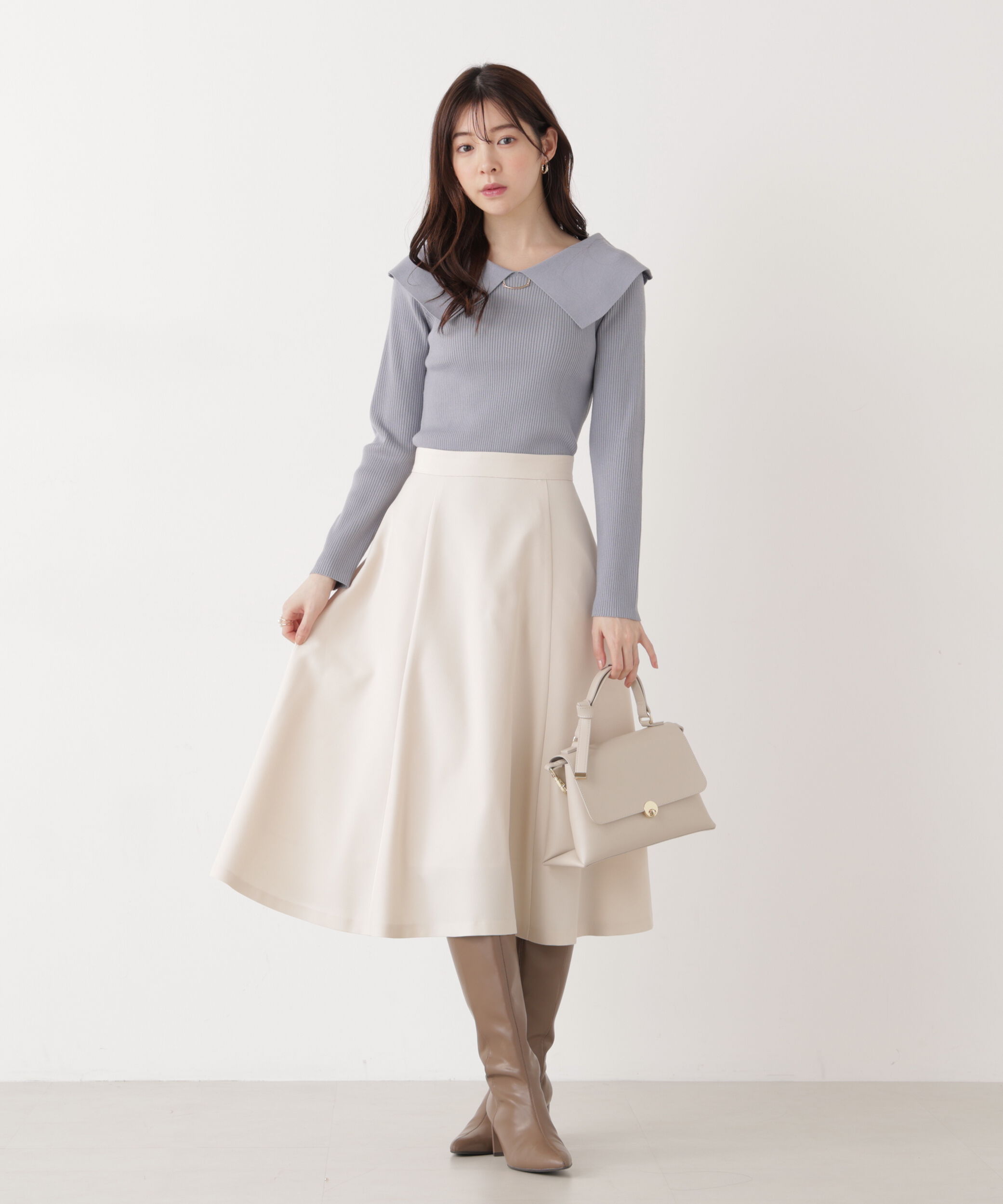 PROPORTION BODY DRESSING「スプリングフレアースカート　26SS」|スカート|