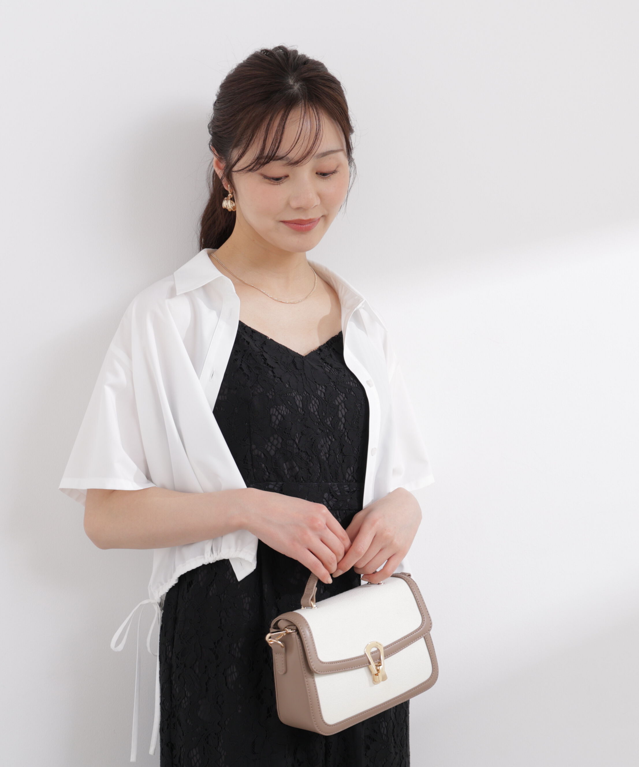 PROPORTION BODY DRESSING「〈EDIT COLOGNE〉ドロスト半袖シャツ 26SS」|シャツ・ブラウス|