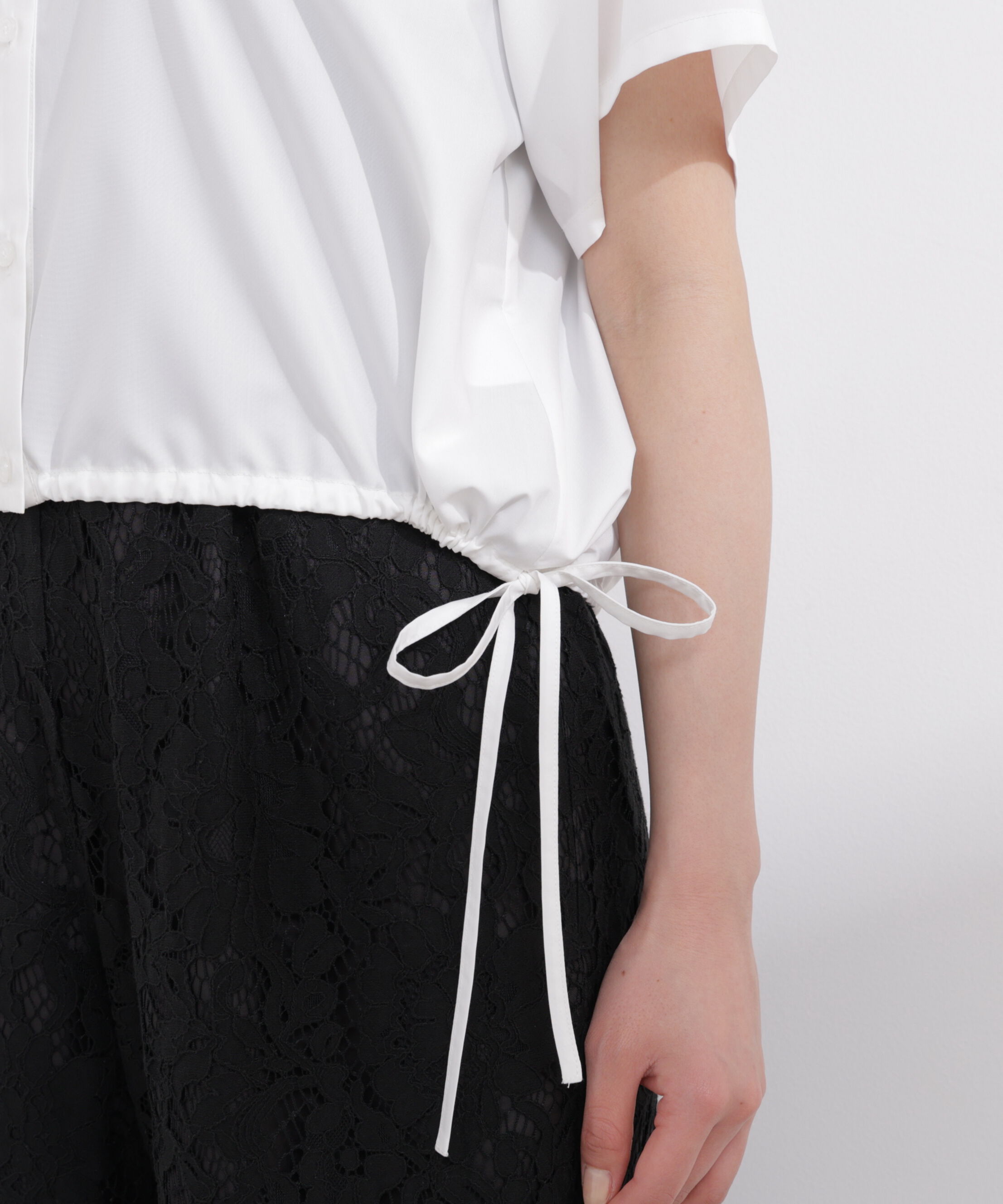 PROPORTION BODY DRESSING「〈EDIT COLOGNE〉ドロスト半袖シャツ 26SS」|シャツ・ブラウス|