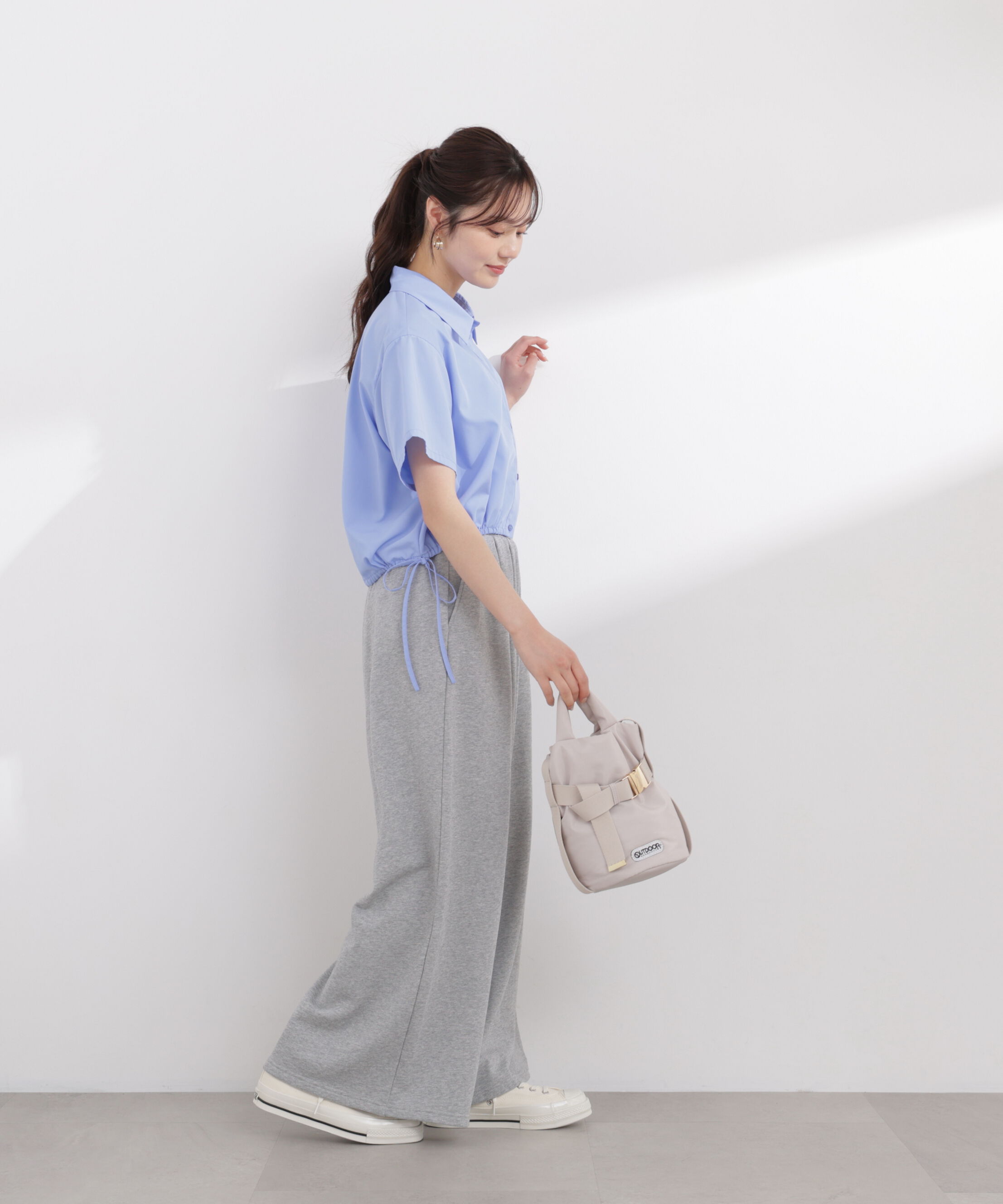 PROPORTION BODY DRESSING「〈EDIT COLOGNE〉ドロスト半袖シャツ 26SS」|シャツ・ブラウス|