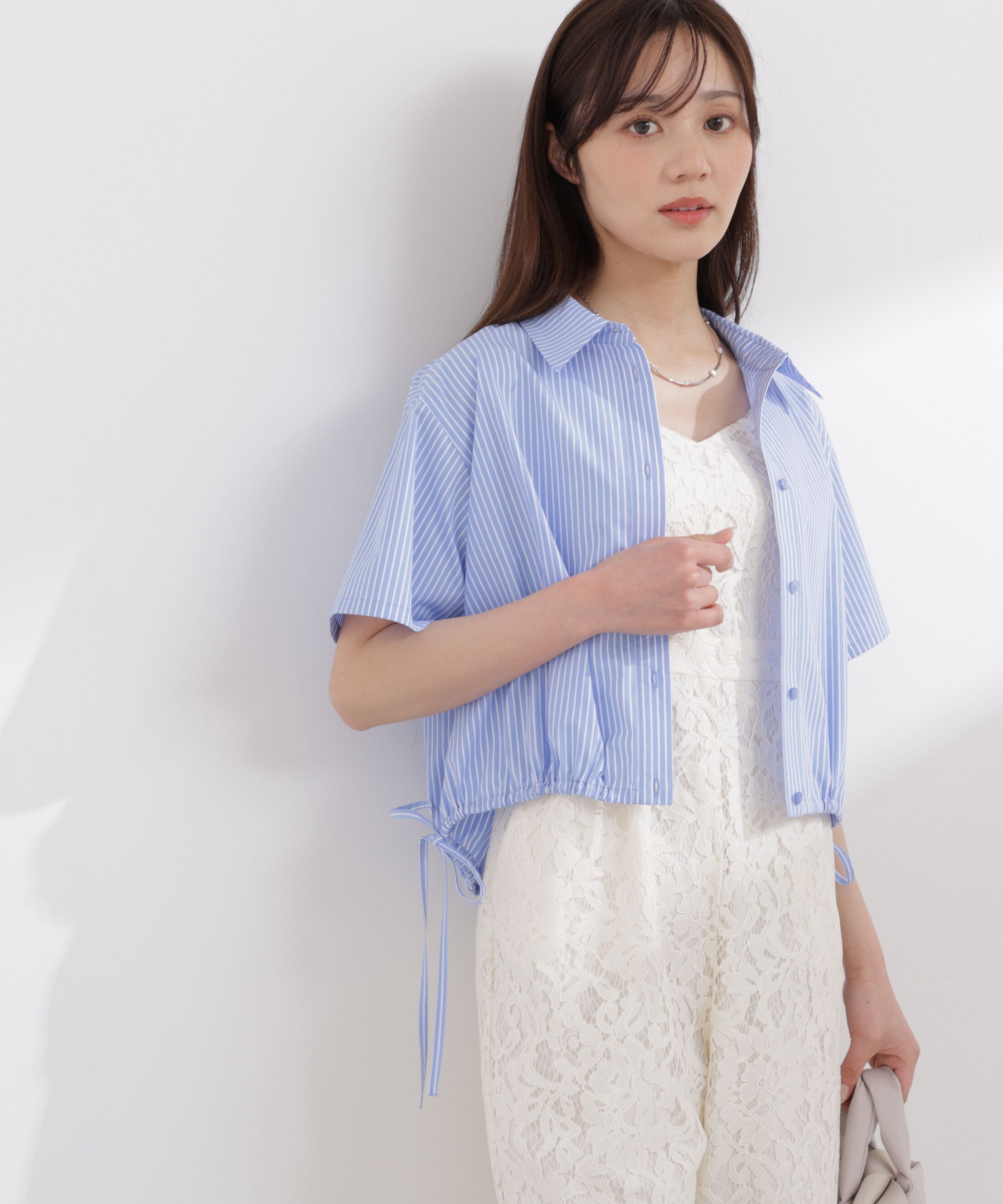 PROPORTION BODY DRESSING「〈EDIT COLOGNE〉ドロスト半袖シャツ 26SS」|シャツ・ブラウス|