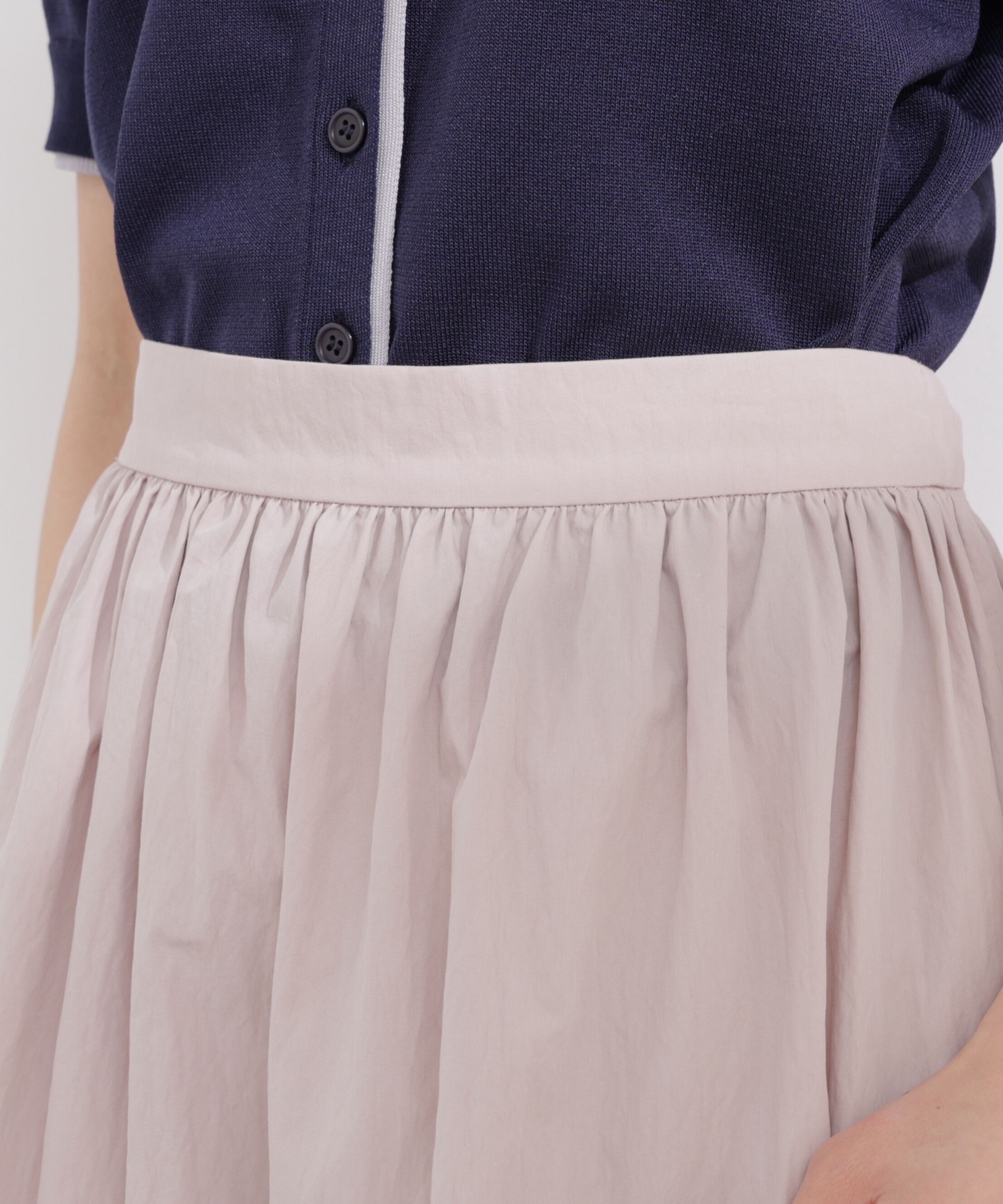 PROPORTION BODY DRESSING「タフタギャザースカート 26SS」|スカート|