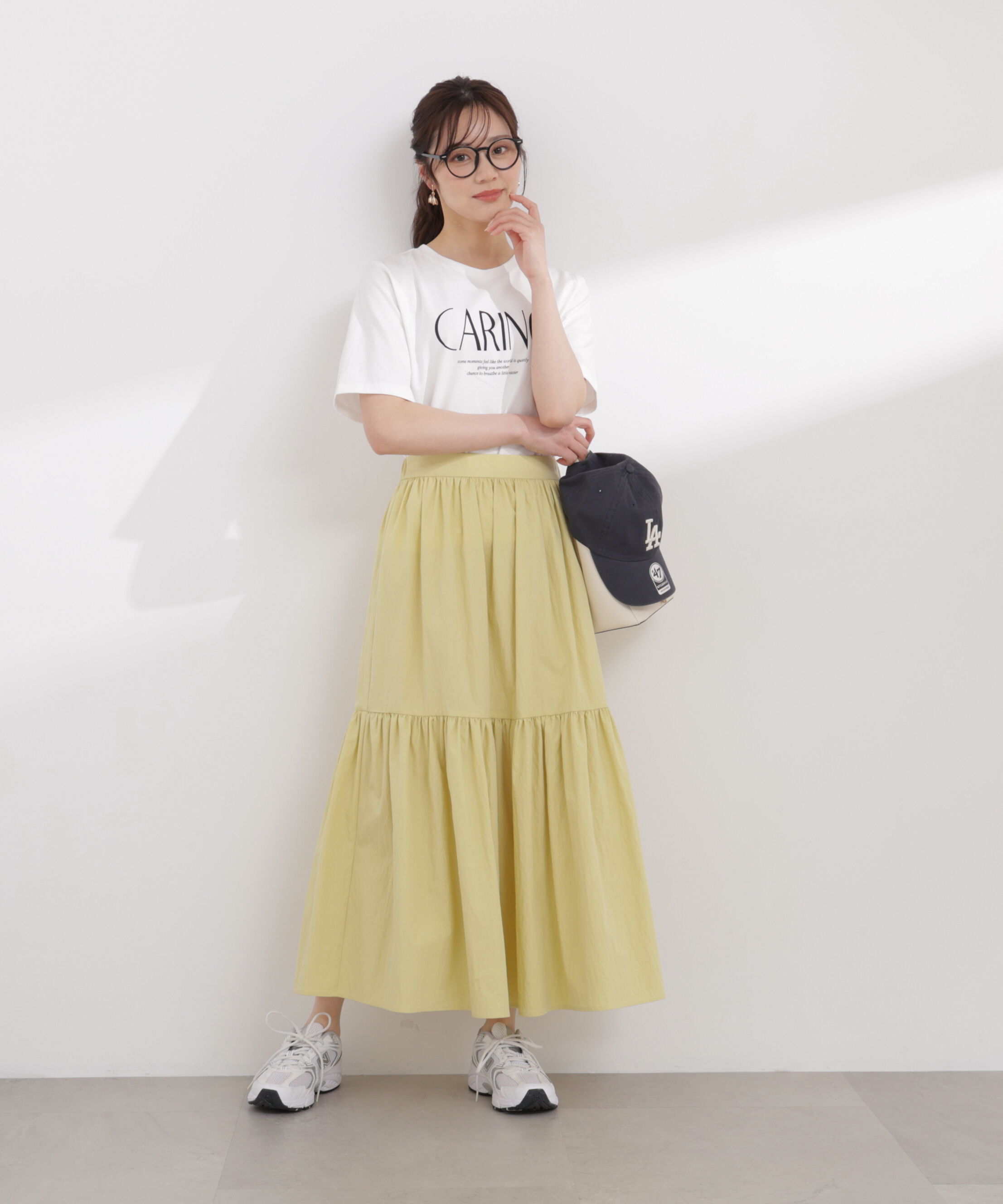 PROPORTION BODY DRESSING「タフタギャザースカート 26SS」|スカート|