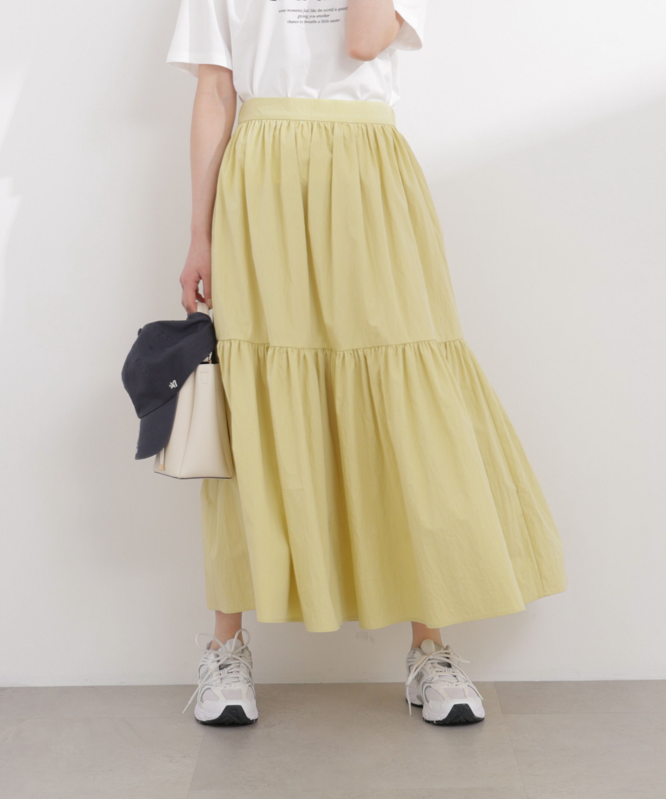 PROPORTION BODY DRESSING「タフタギャザースカート 26SS」|スカート|