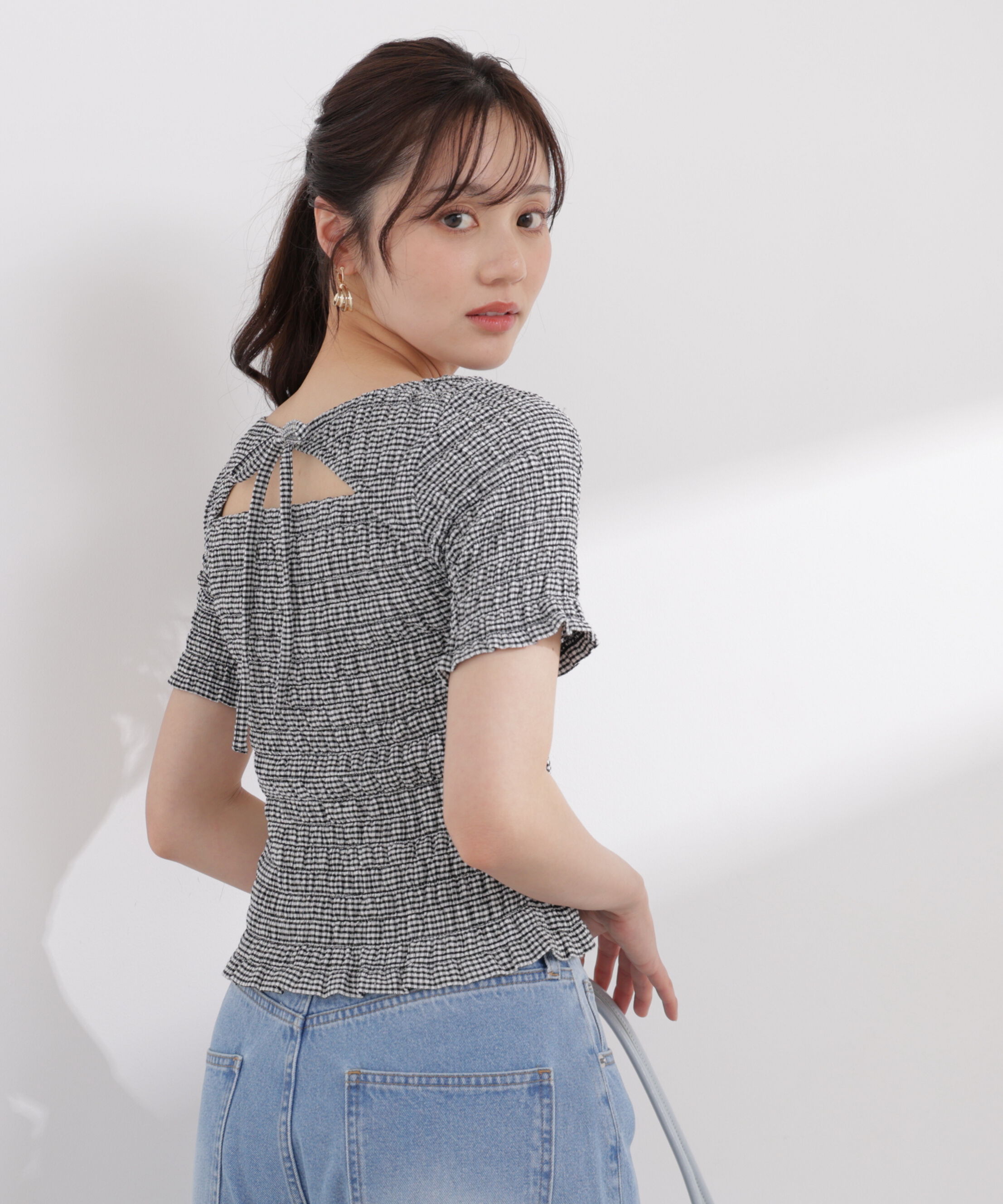 PROPORTION BODY DRESSING「バックオープンシャーリングトップス 26SS」|Tシャツ・カットソー|