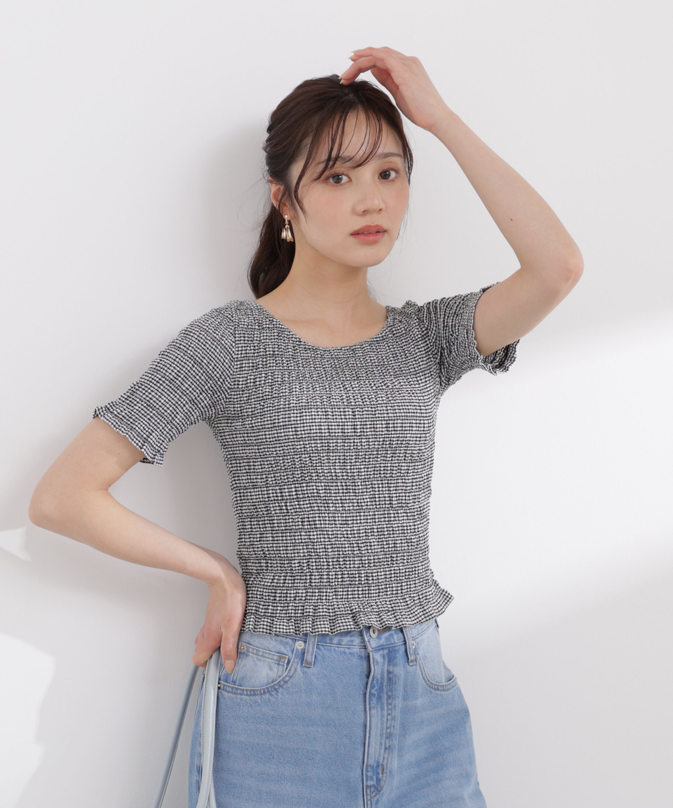 PROPORTION BODY DRESSING「バックオープンシャーリングトップス 26SS」|Tシャツ・カットソー|