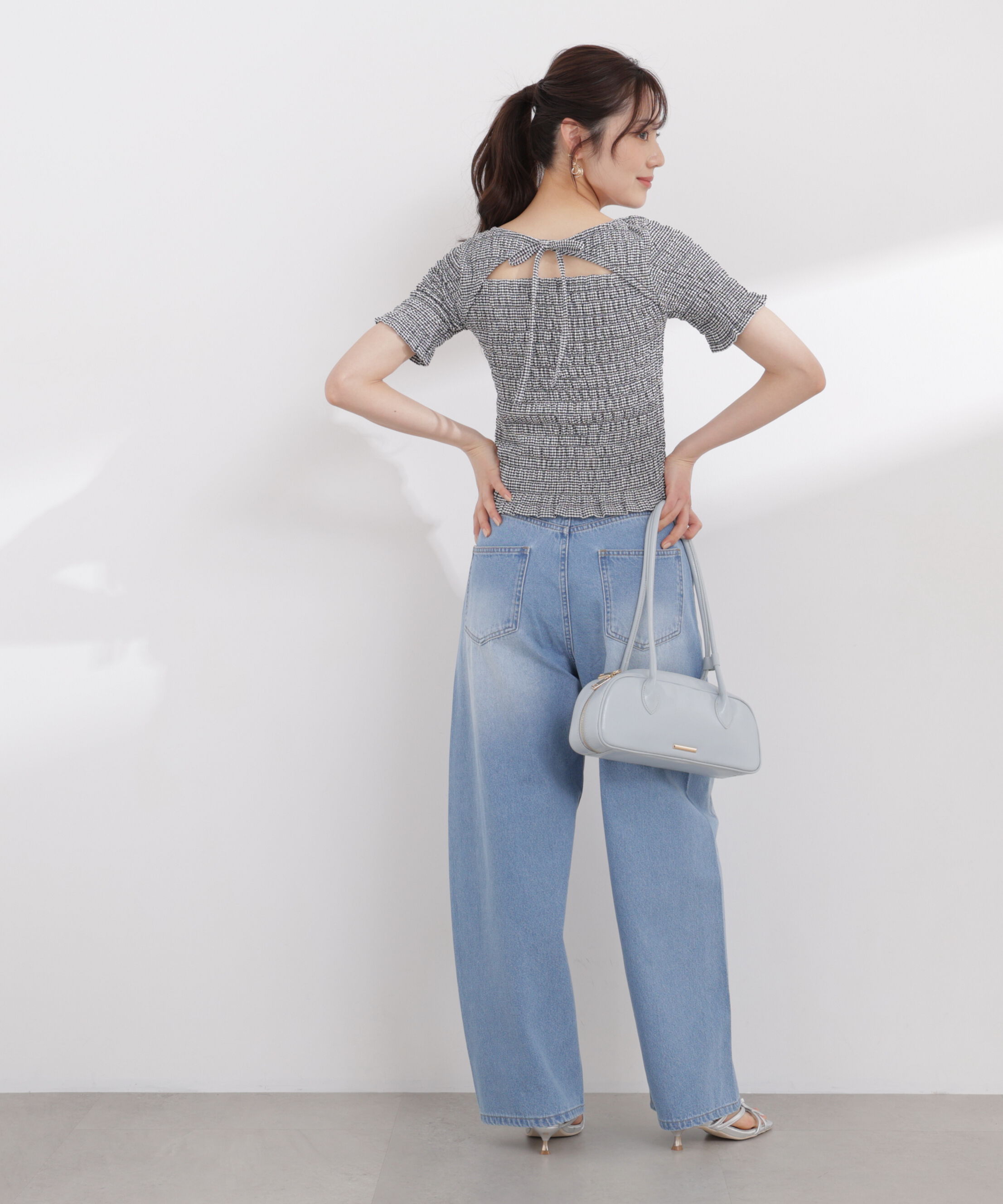 PROPORTION BODY DRESSING「バックオープンシャーリングトップス 26SS」|Tシャツ・カットソー|